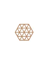 Zone Sous-Plat Silicone Triangles Terracotta Light