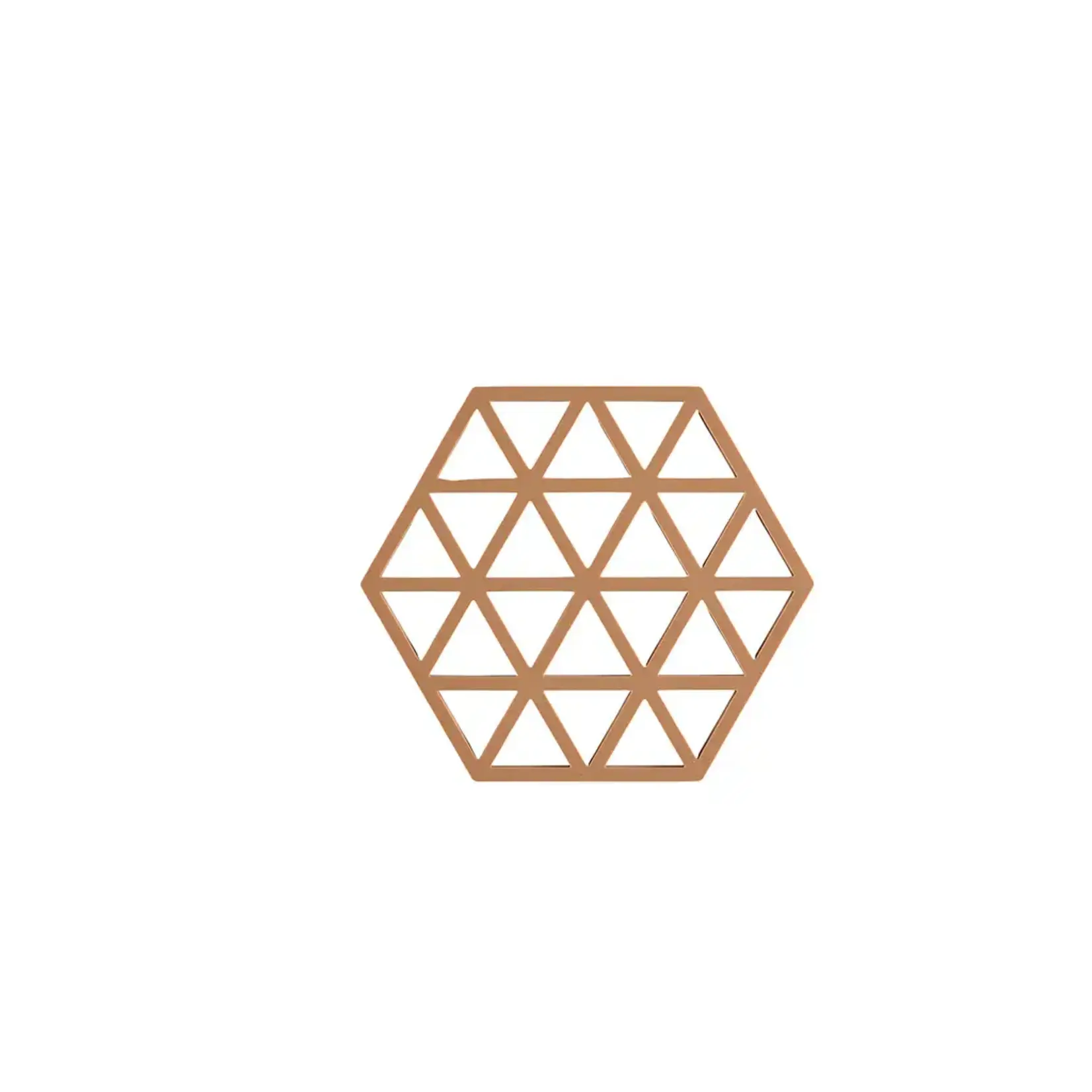 Zone Sous-Plat Silicone Triangles Terracotta Light