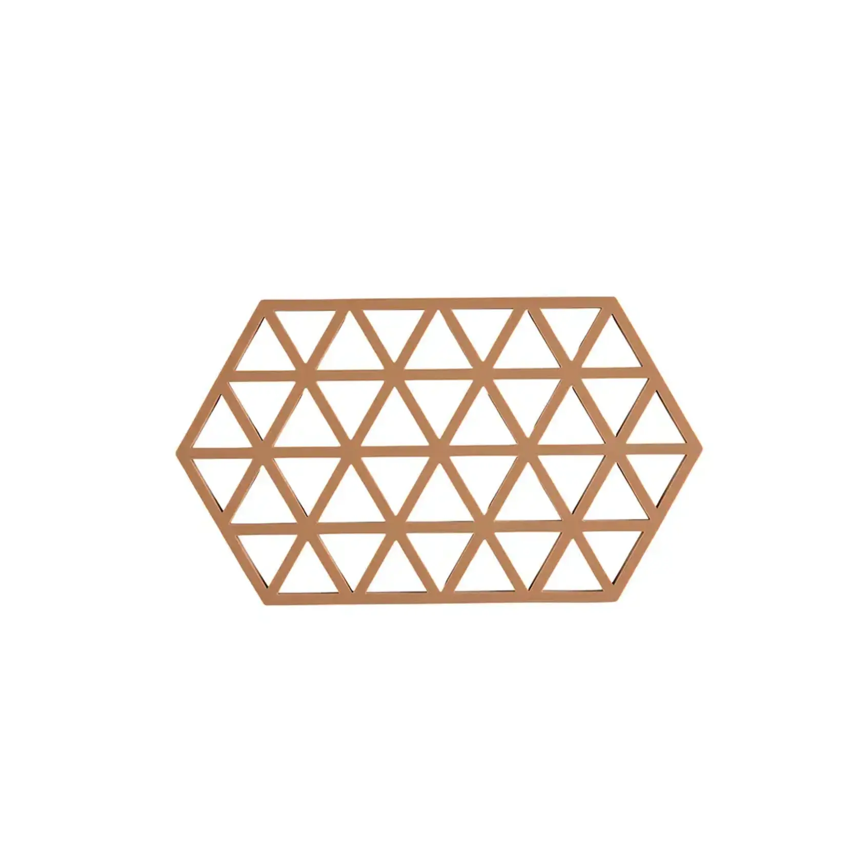 Zone Sous-Plat Silicone XL Triangles Terracotta Light