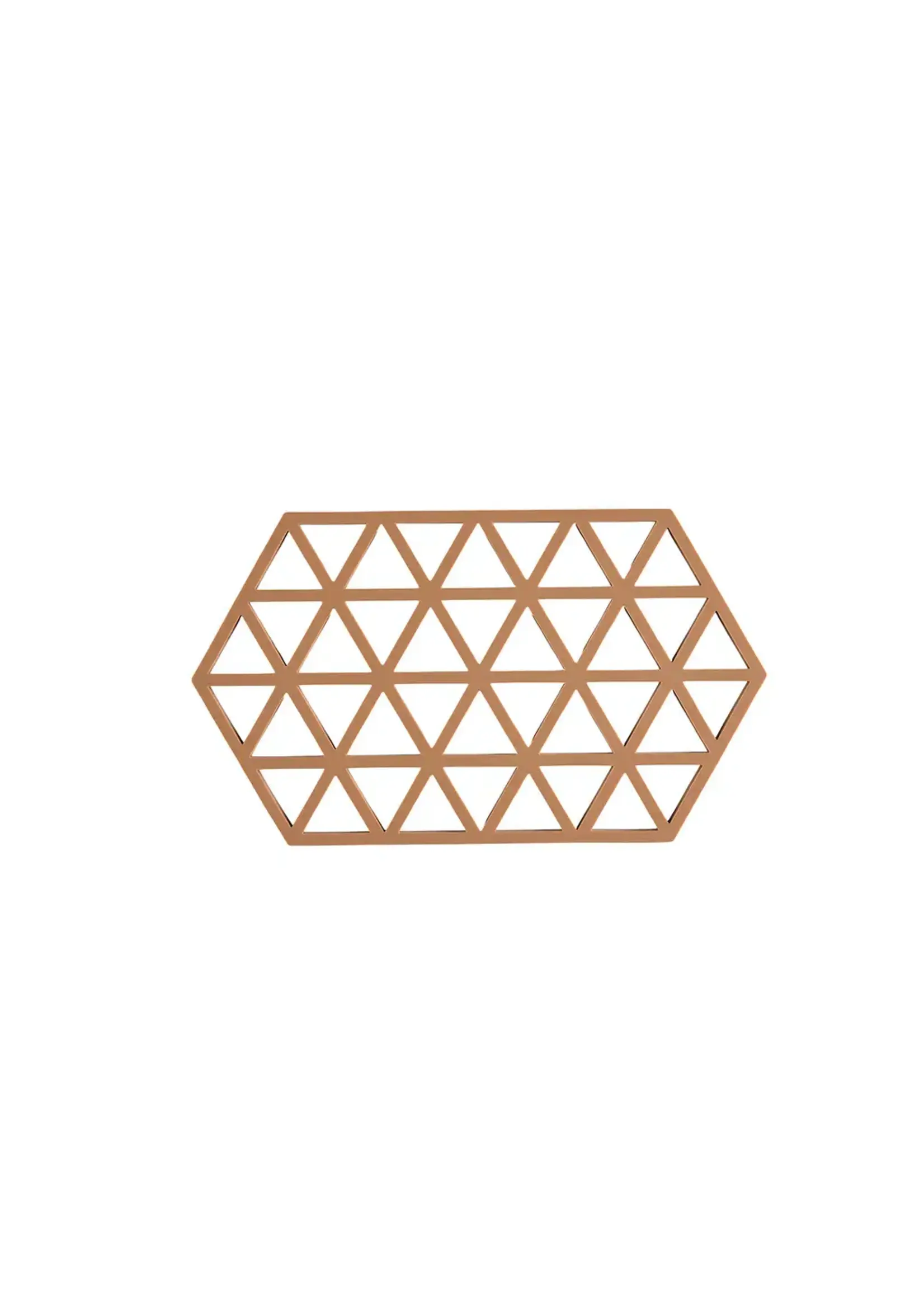 Zone Sous-Plat Silicone XL Triangles Terracotta Light
