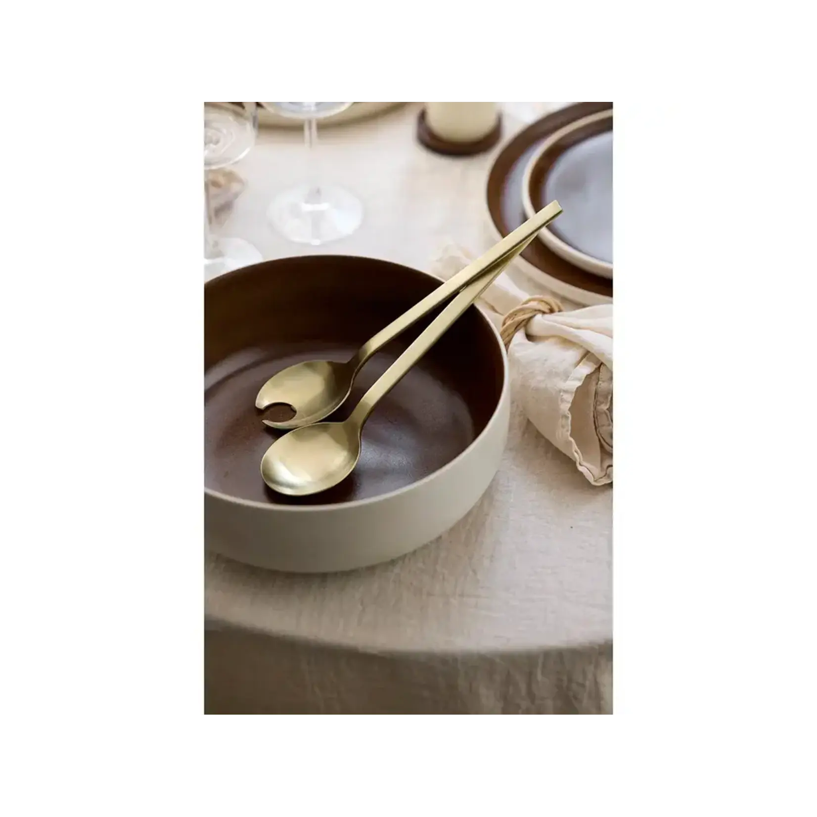 Couvert à Salade Storm 25 cm Inox Honey