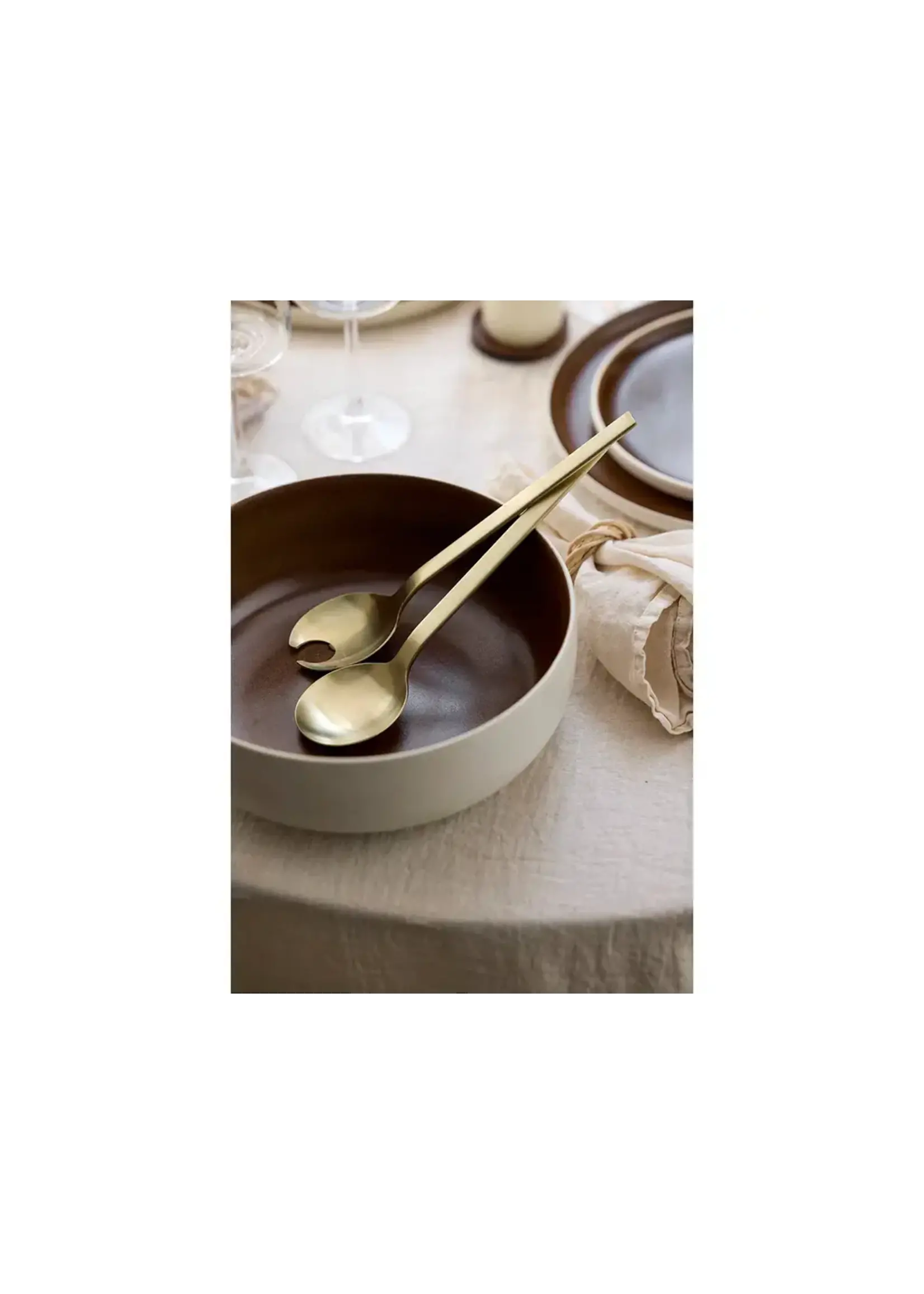 Couvert à Salade Storm 25 cm Inox Honey