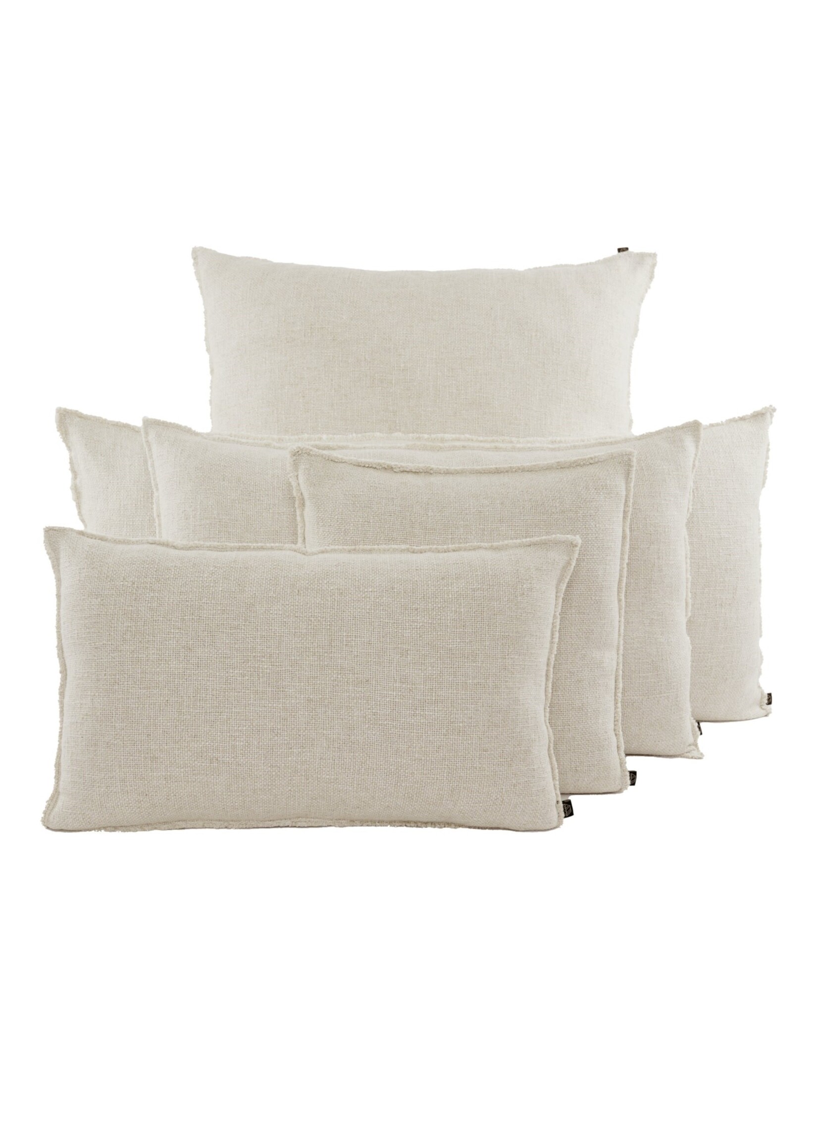 Haomy Housse de coussin California Naturel 45*45