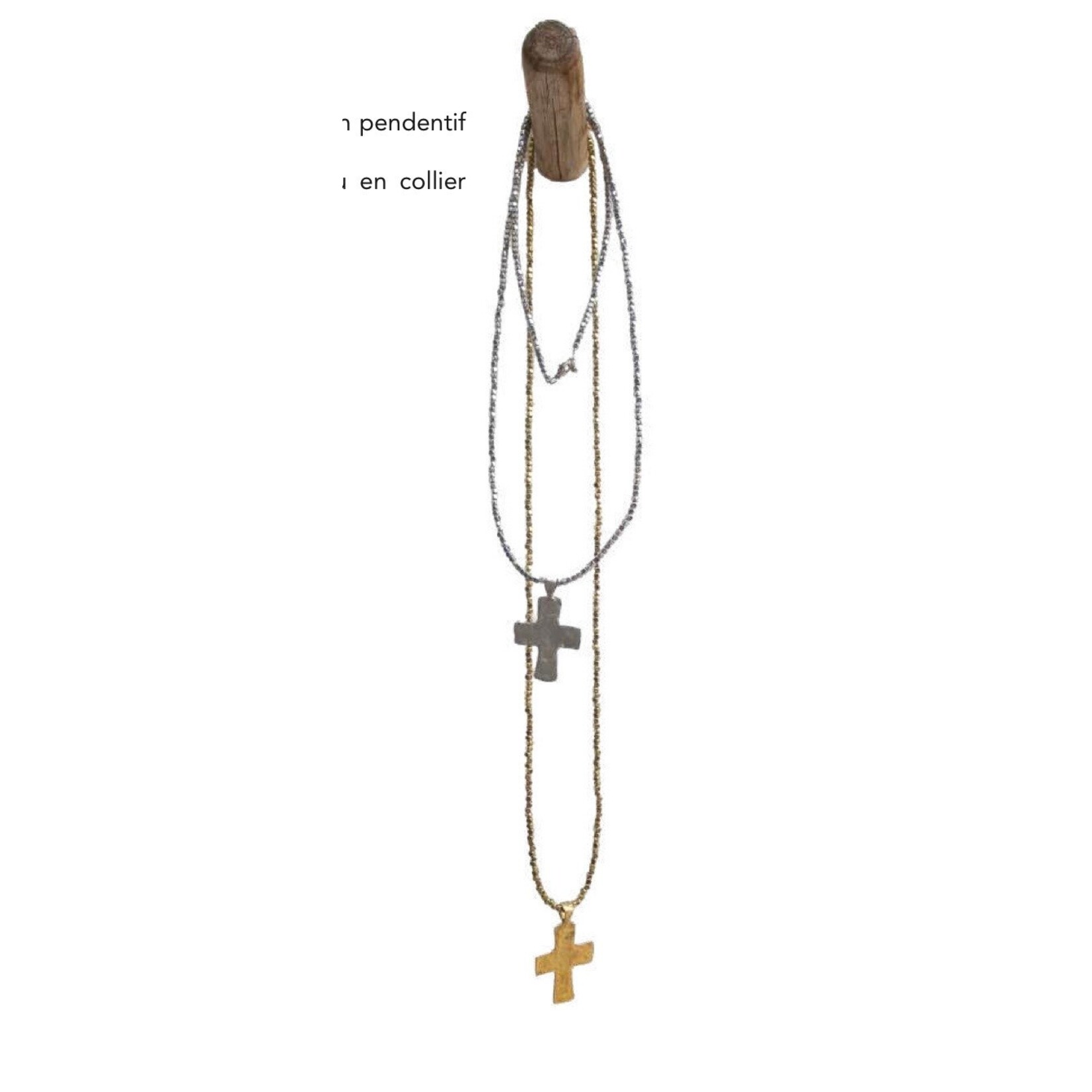 Scarlet et Lucien Sautoir Ceyla Croix