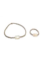 Scarlet et Lucien Bague Mini Pierre Citrine Rayonnante