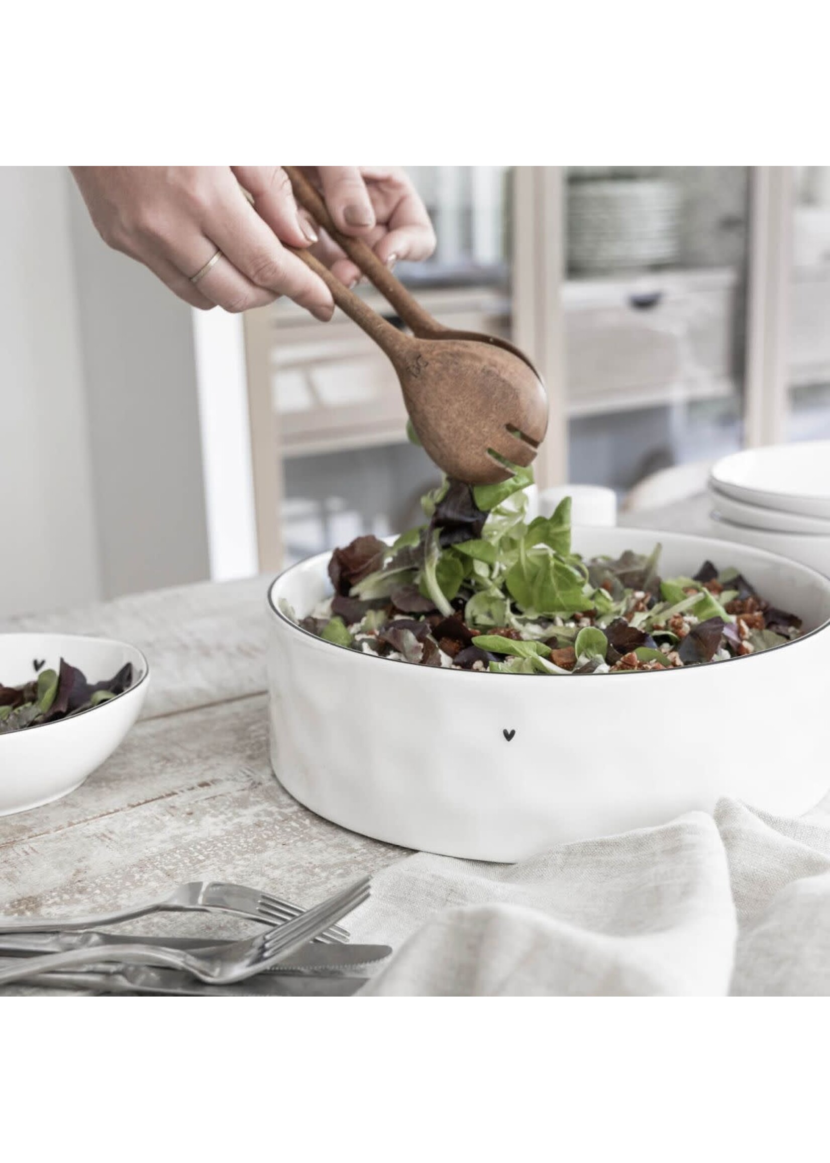 Bastion Collections Saladier With Heart 27*8 cm