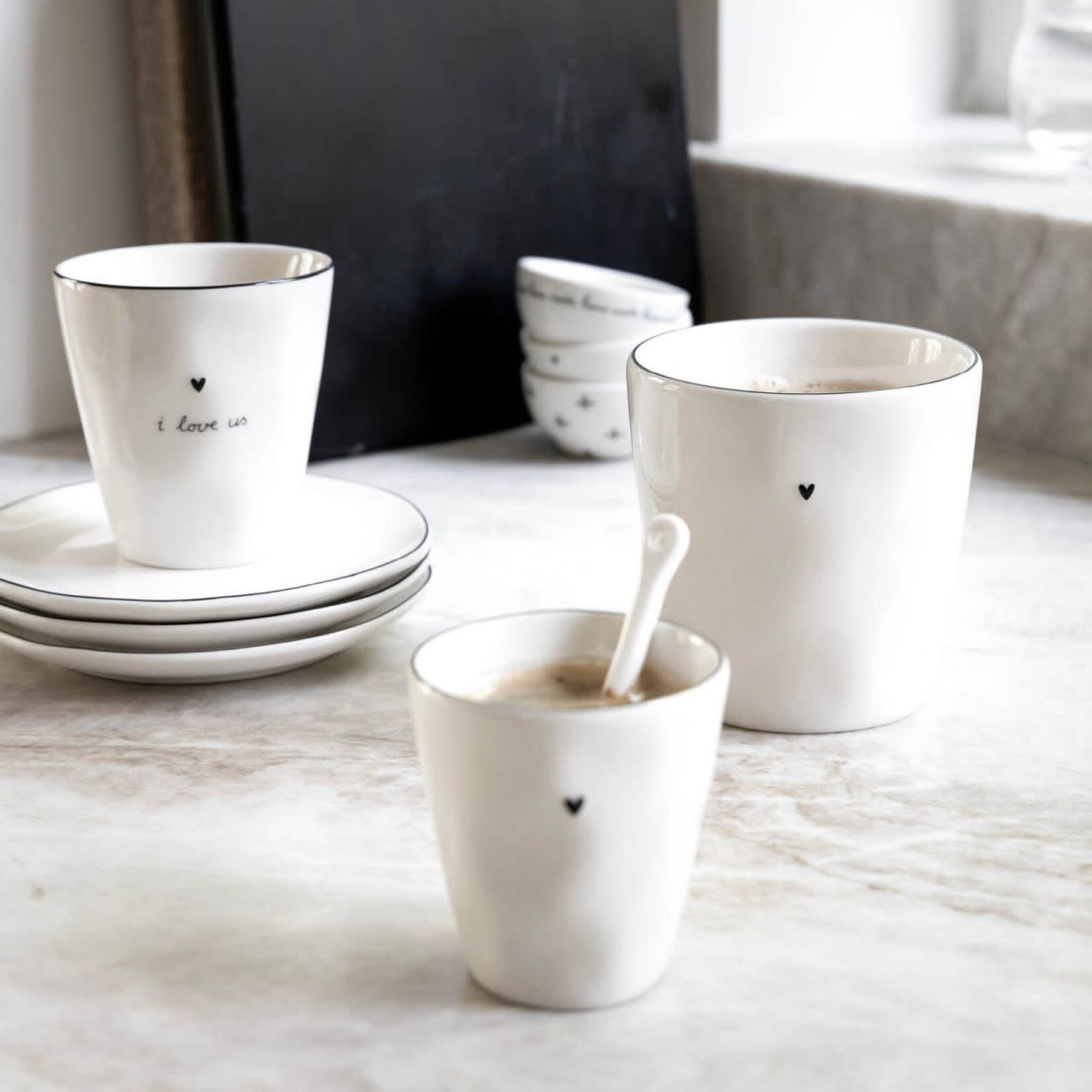 Bastion Collections Mug Natural Shape With Heart