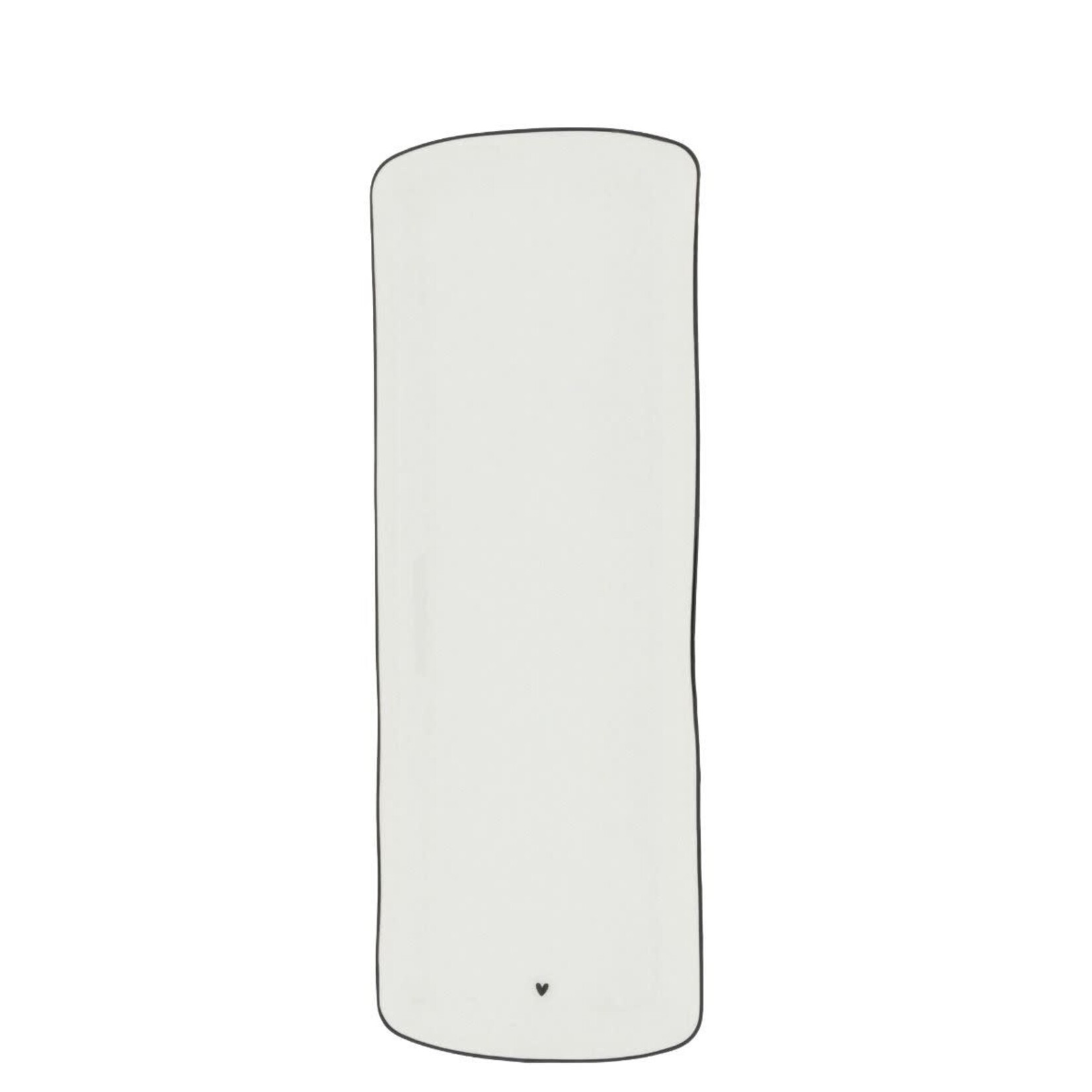 Bastion Collections Longue Assiette de Présentation 35*13cm With Heart