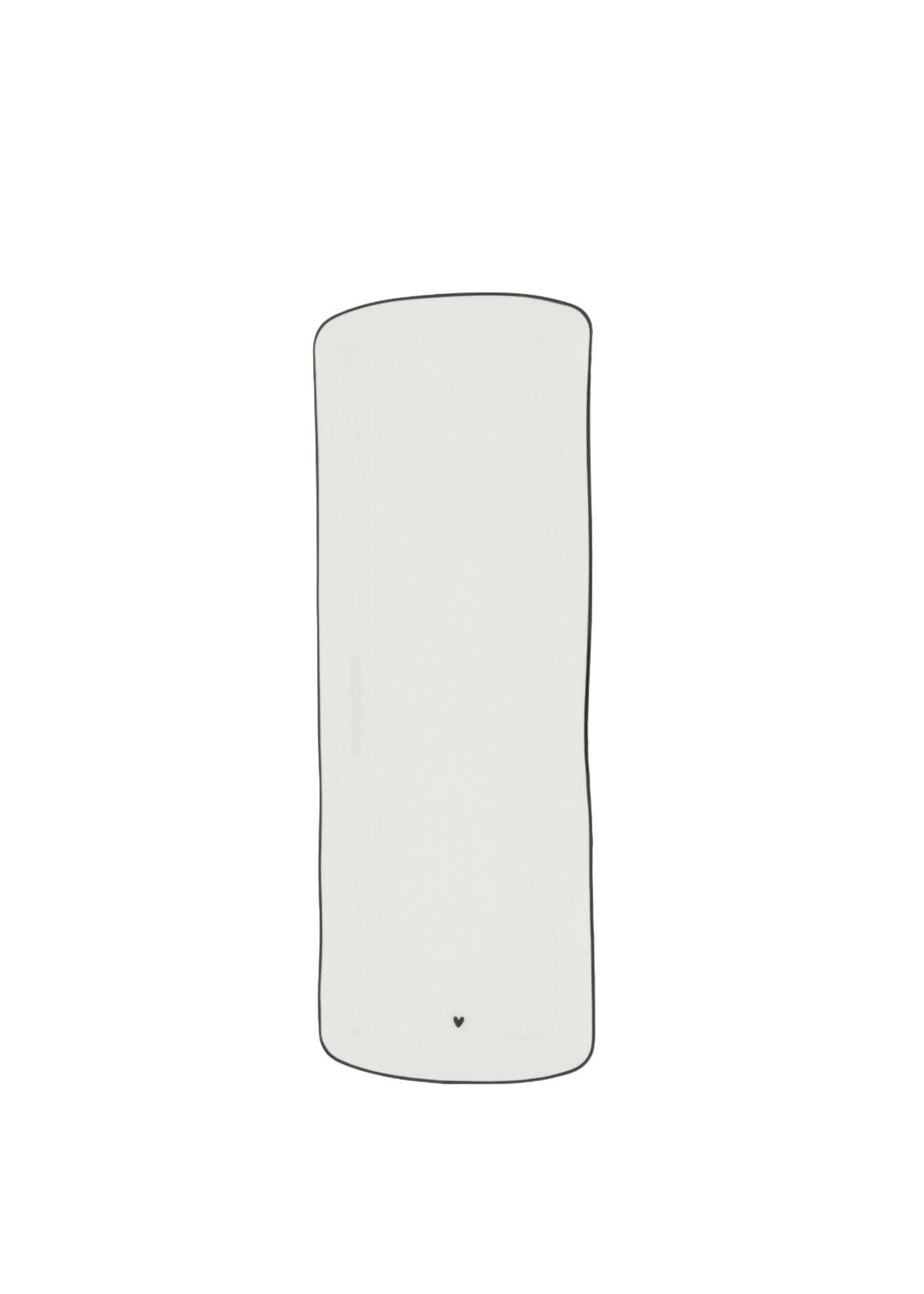 Bastion Collections Longue Assiette de Présentation 35*13cm With Heart