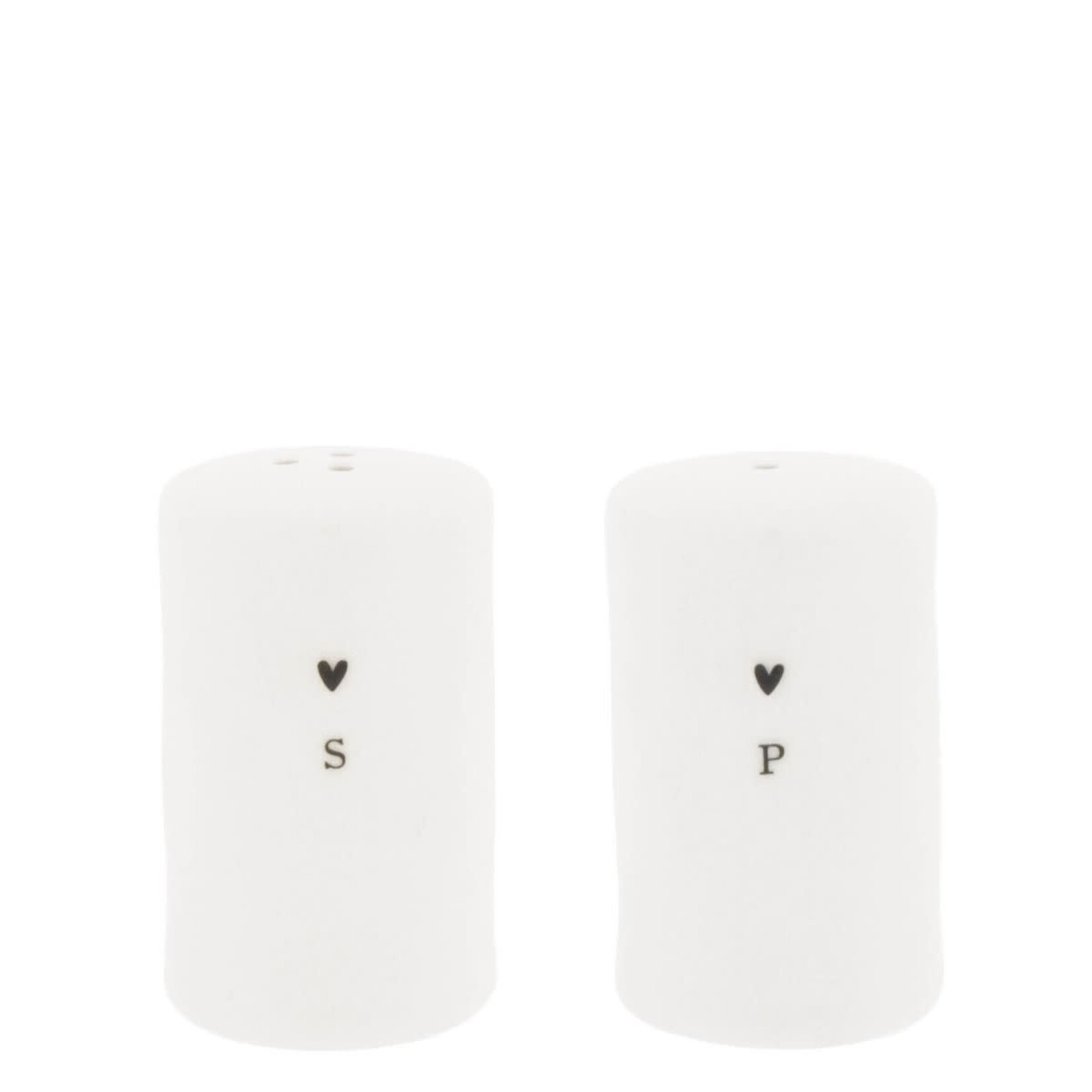 Bastion Collections Set Poivre et Sel 11*8 cm With Heart