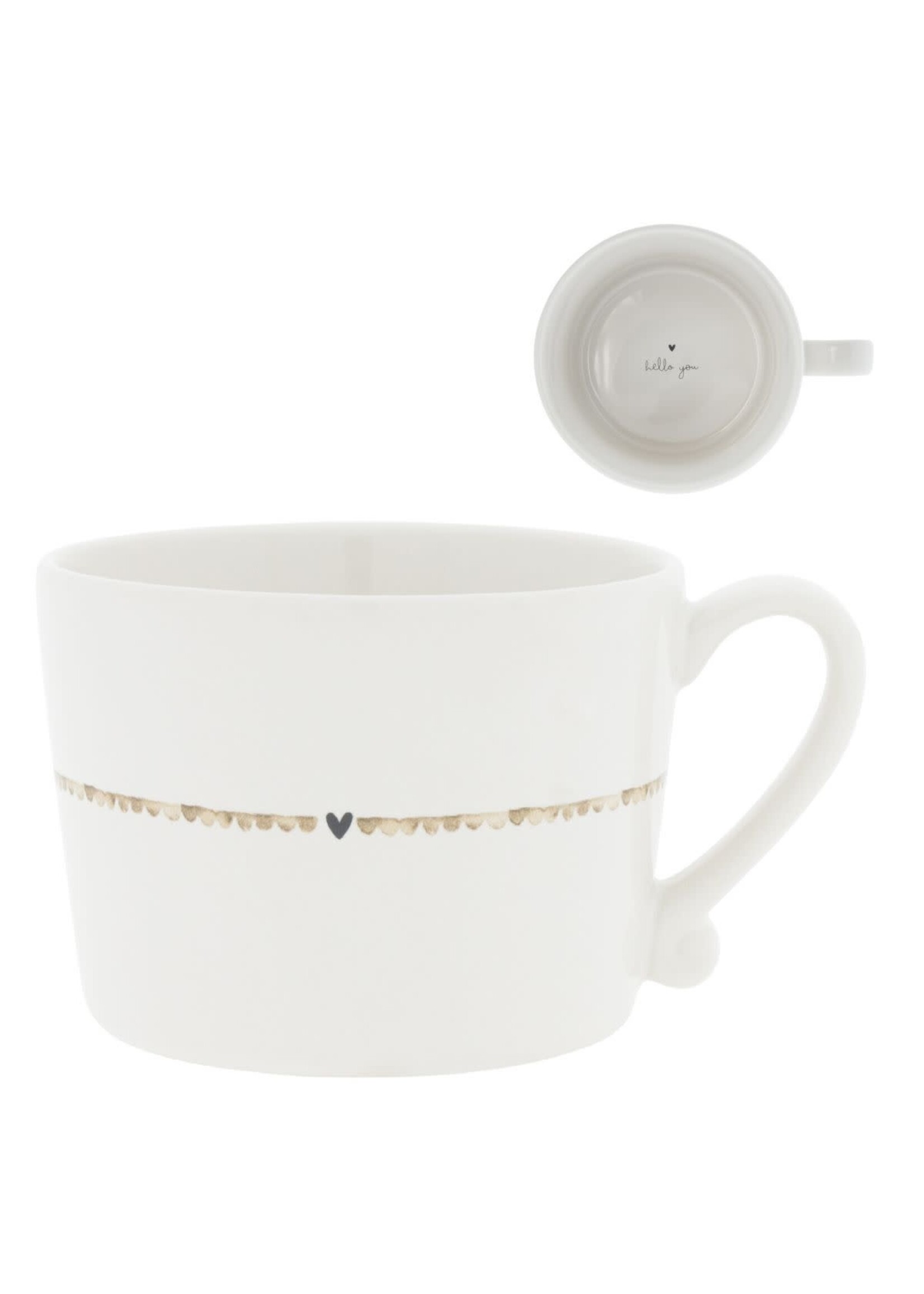 Bastion Collections Tasse L 10*8*7 cm  Hello You