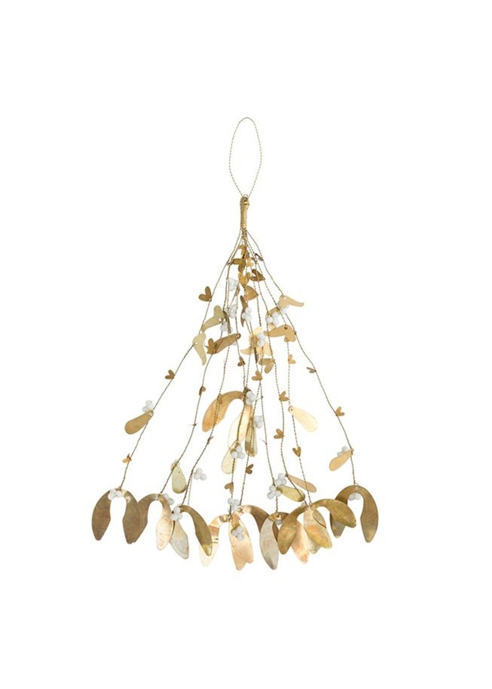 Bastion Collections Bouquet de Gui Laiton Large