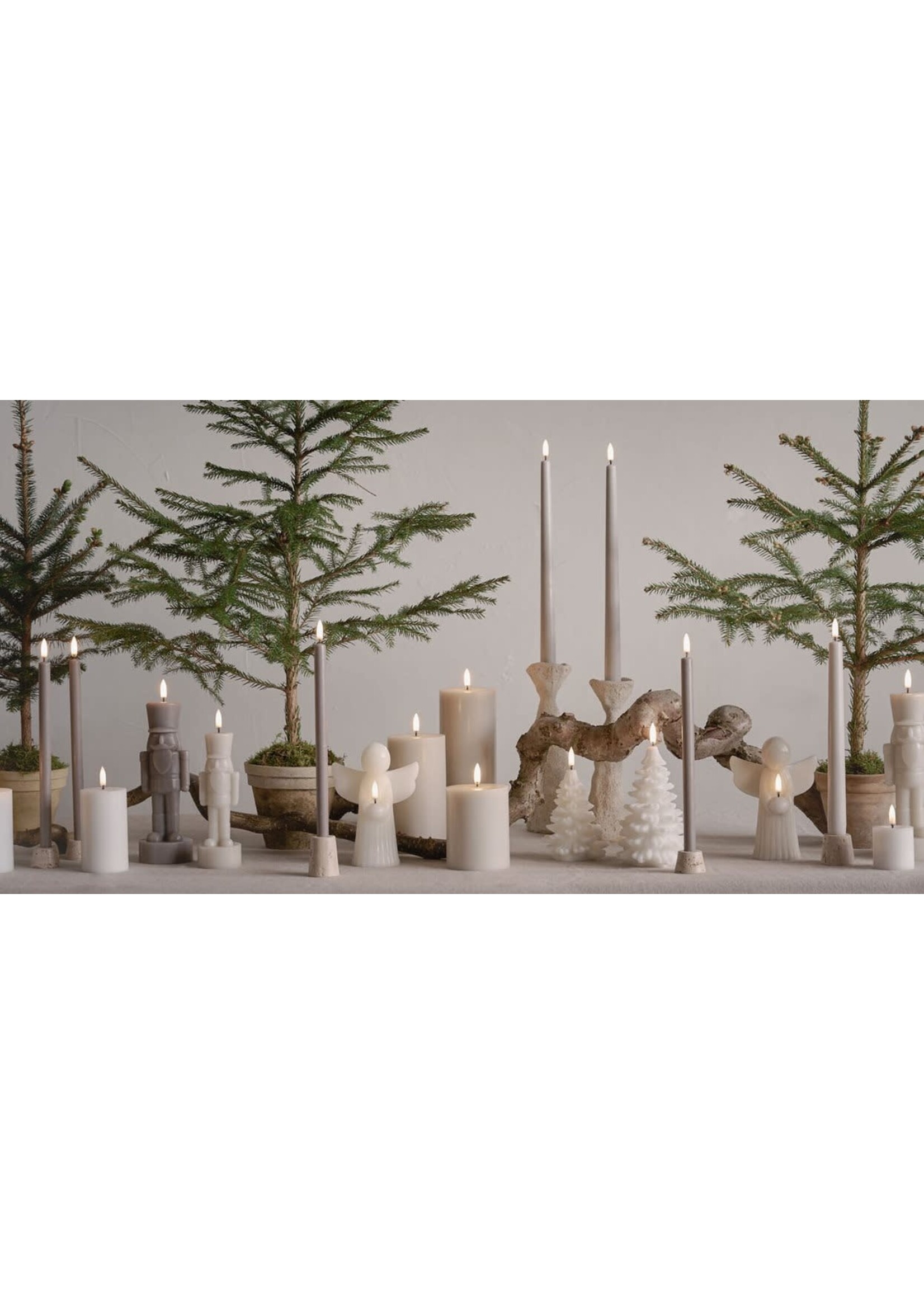 Uyuni Led Candle Angel Vanilla Smooth 11*15,5 cm