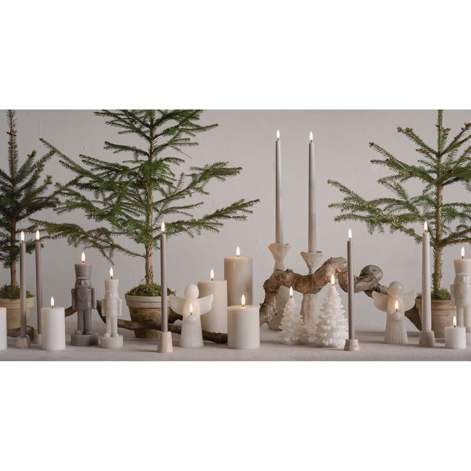 Uyuni Led Candle Christmas Tree Sapin Vanilla Smooth 11*15,5 cm