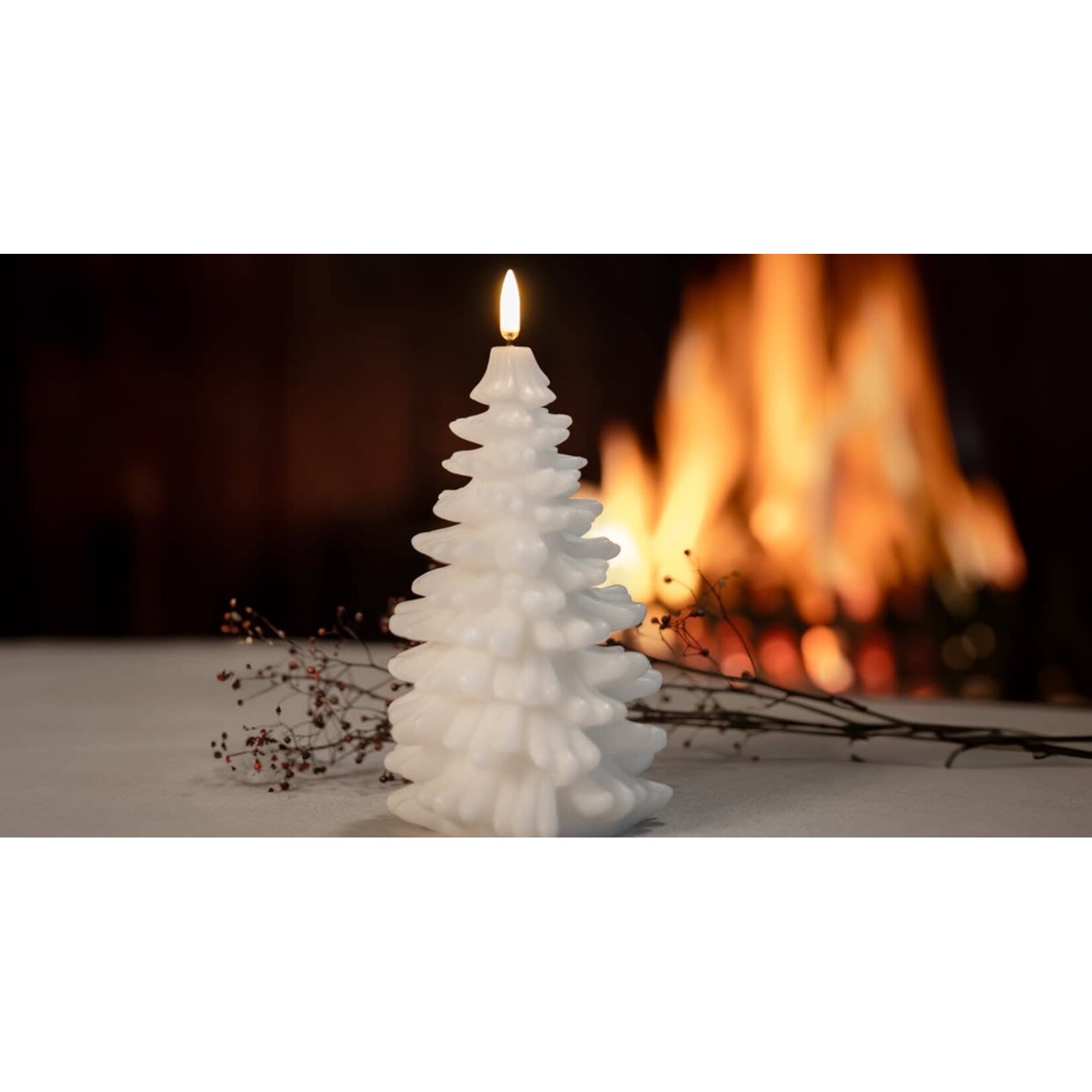 Uyuni Led Candle Christmas Tree Sapin Vanilla Smooth 11*18 cm