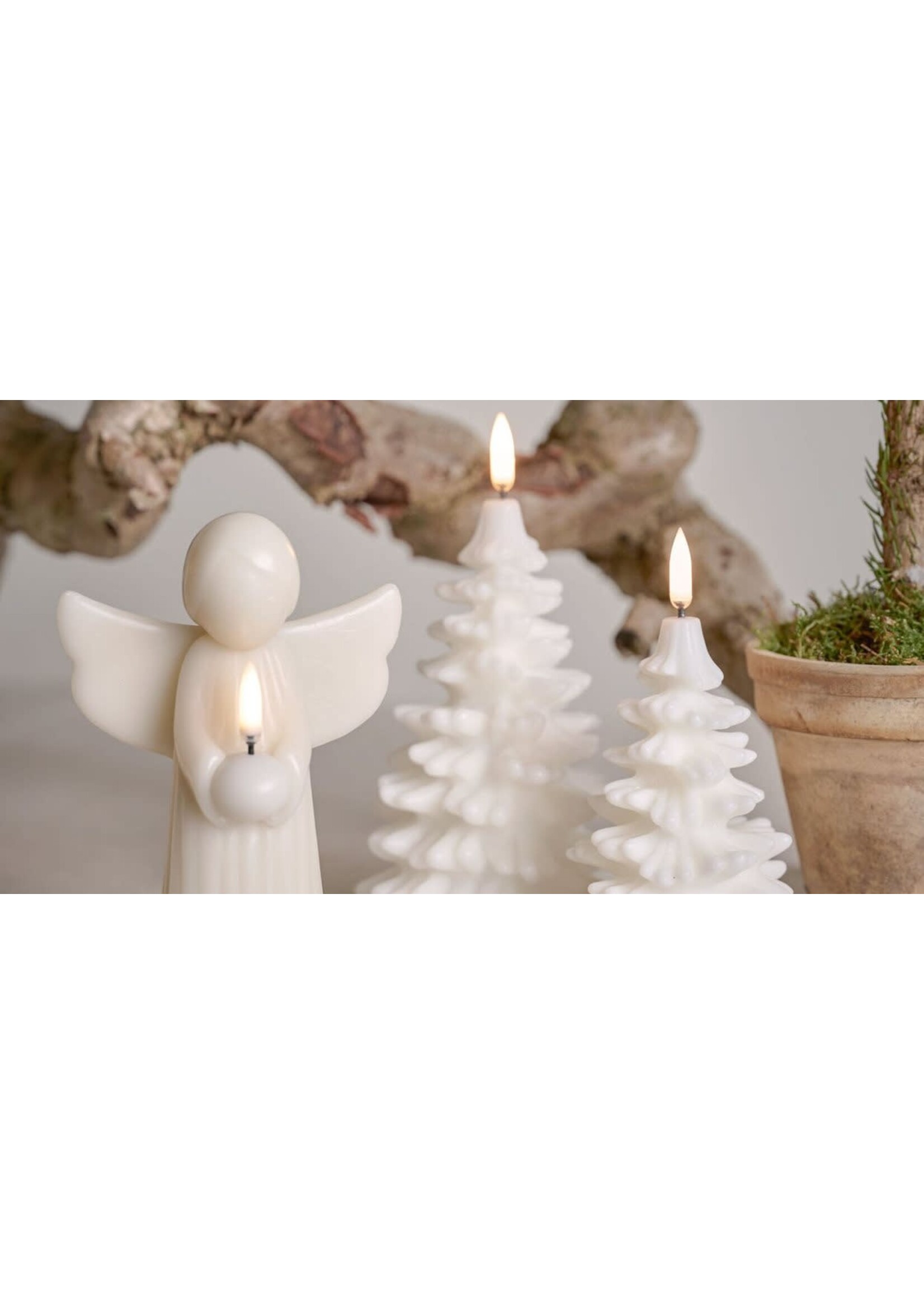 Uyuni Led Candle Christmas Tree Sapin Vanilla Smooth 11*18 cm