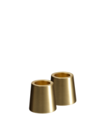 Uyuni Light Candle MINI Holder Doré Mat Set de 2 pièces