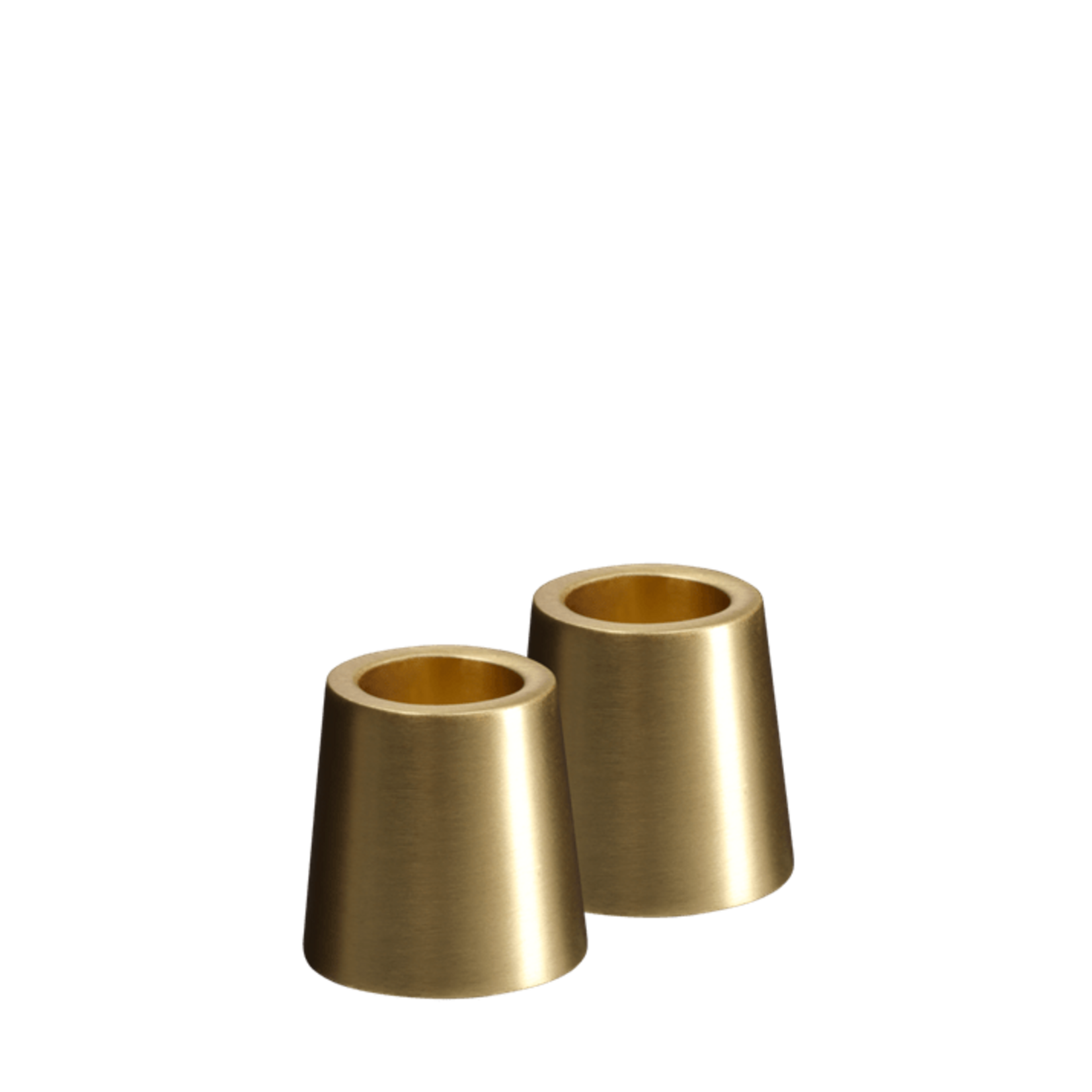 Uyuni Light Candle MINI Holder Doré Mat Set de 2 pièces