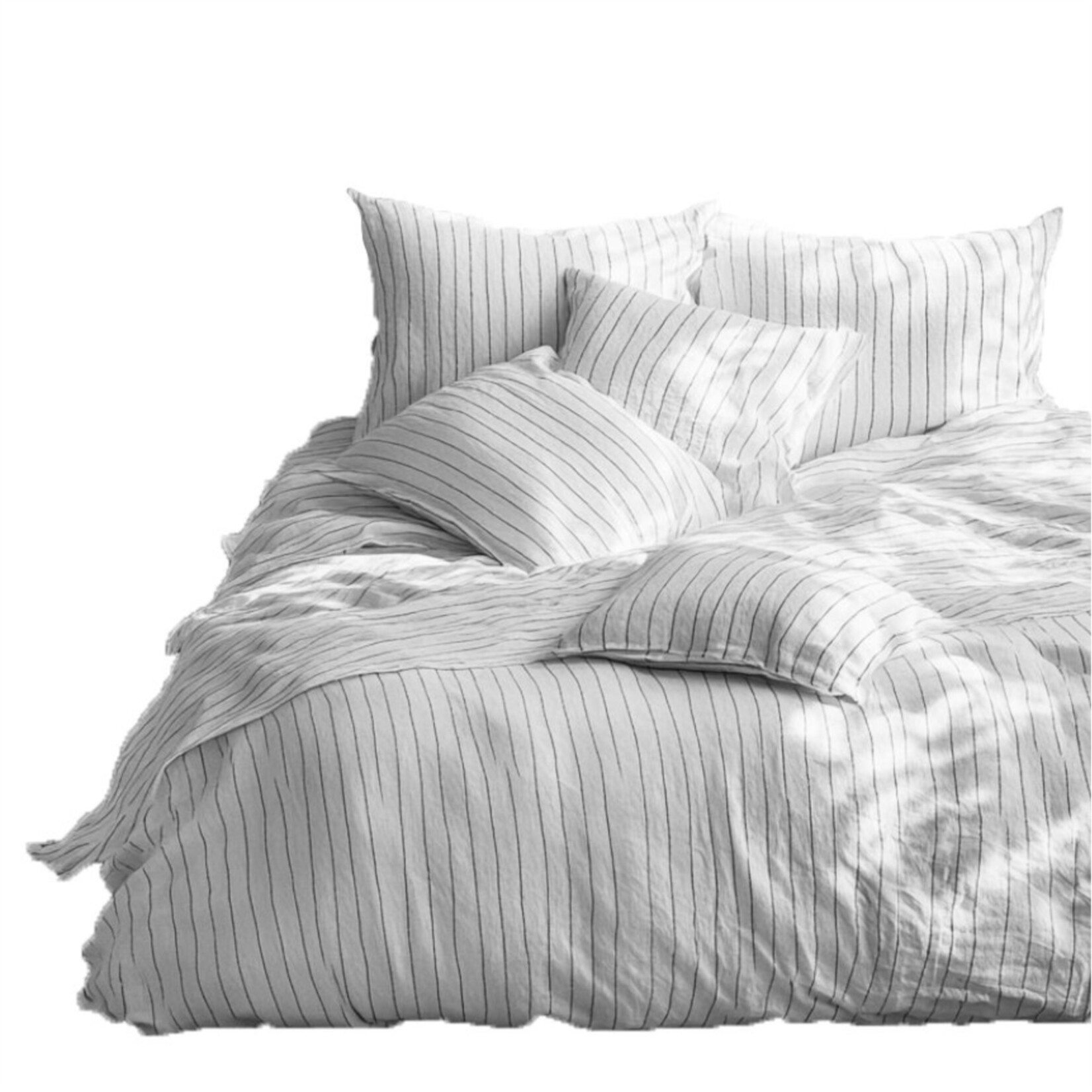 Haomy Housse de Couette Harlem 220*240 Noir