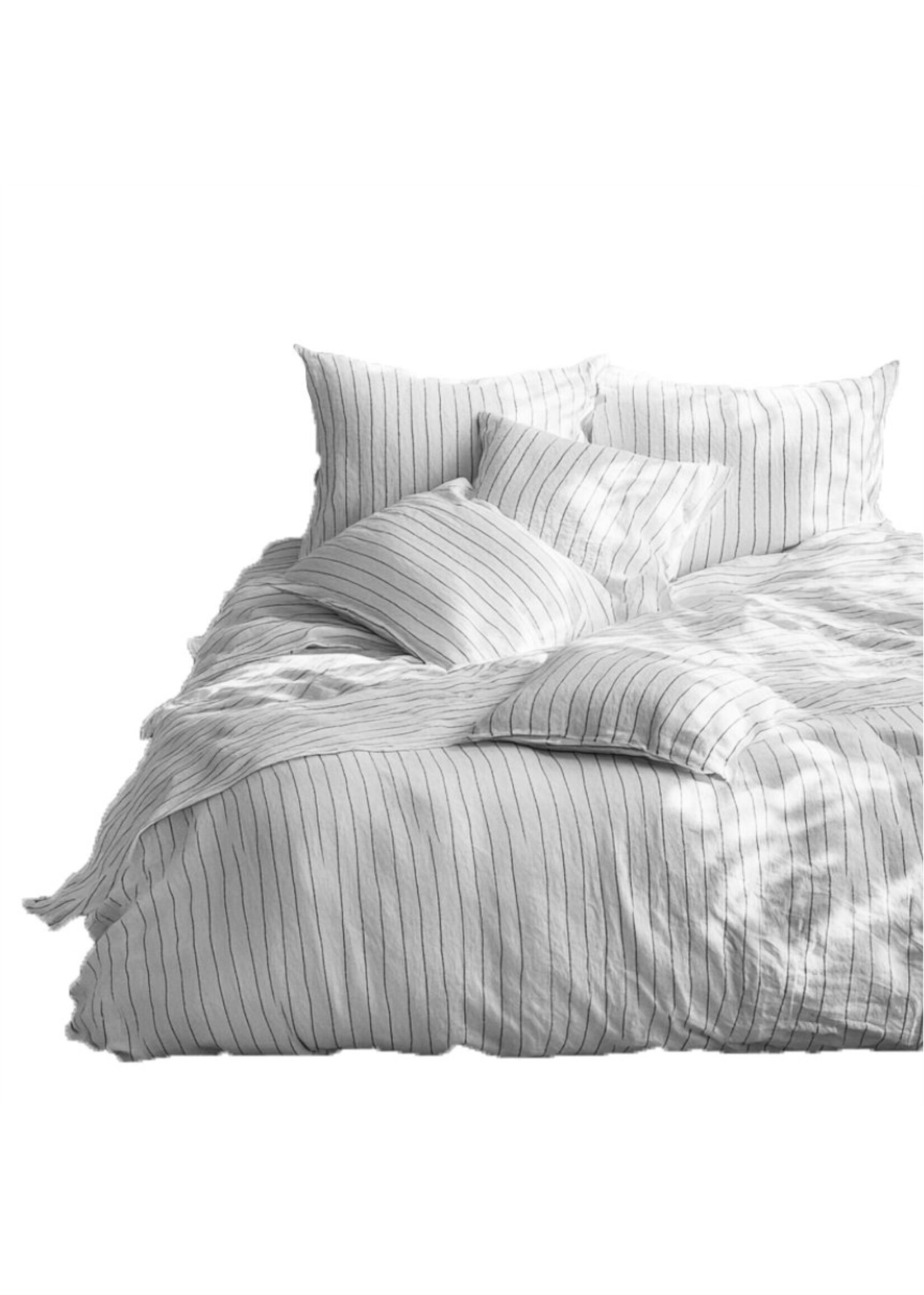 Haomy Housse de Couette Harlem 220*240 Noir