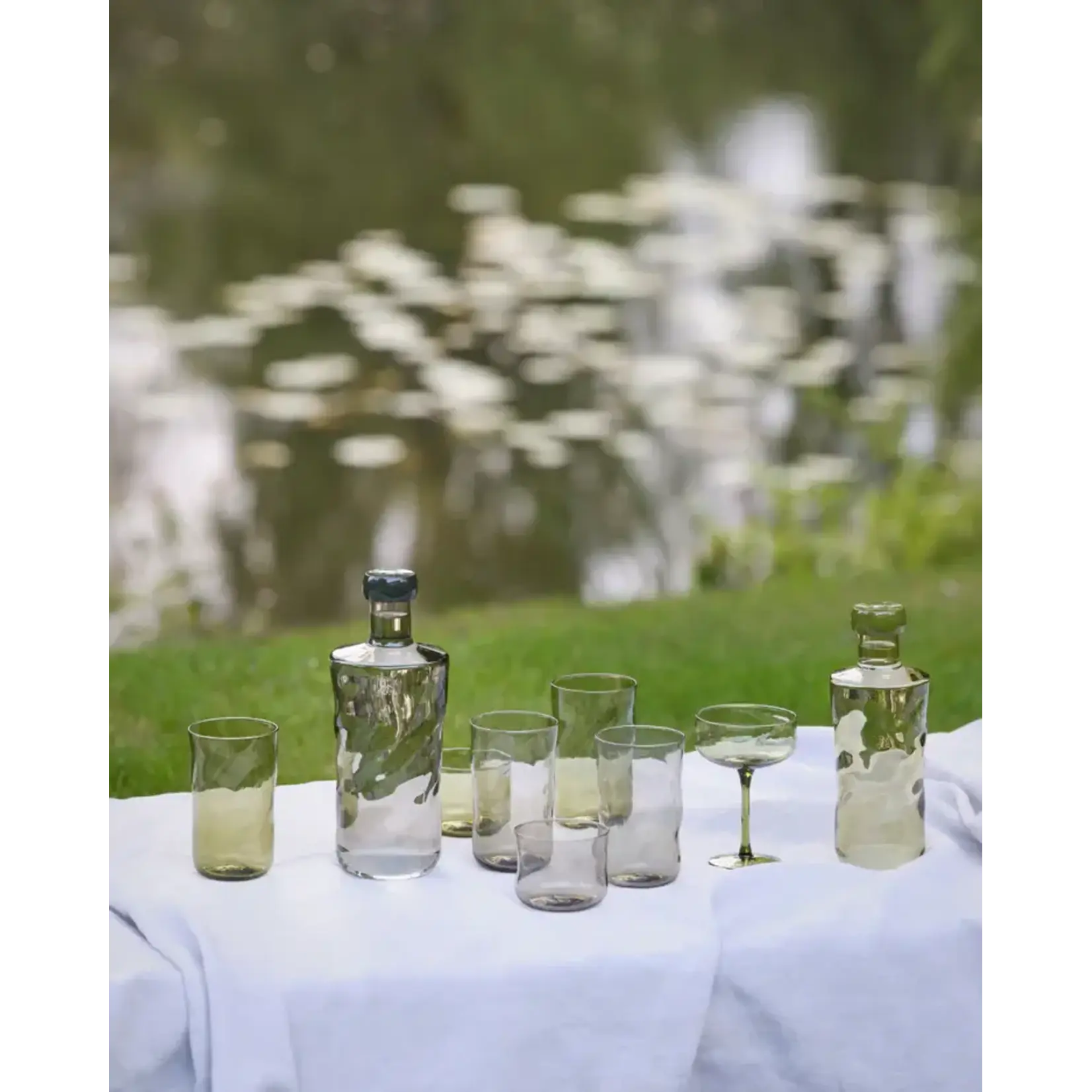 Paveau Verre Tumbler Paveau Swirl Moss  Set de 2 pièces