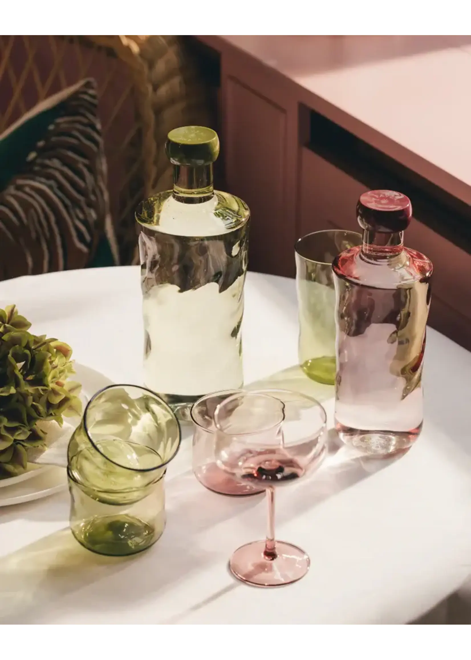 Paveau Verre Tumbler Paveau Swirl Moss  Set de 2 pièces