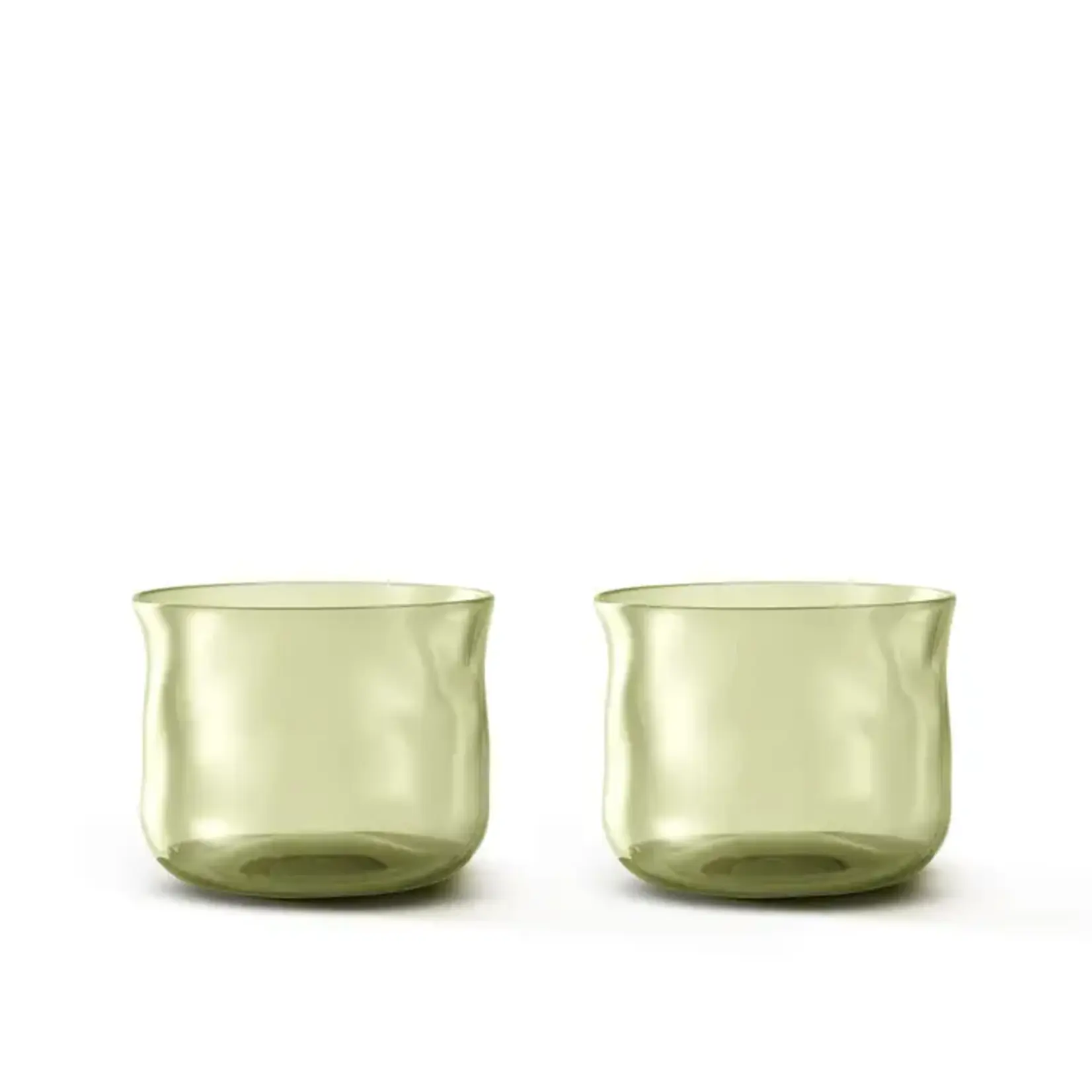 Paveau Verre Tumbler Paveau Swirl Moss  Set de 2 pièces