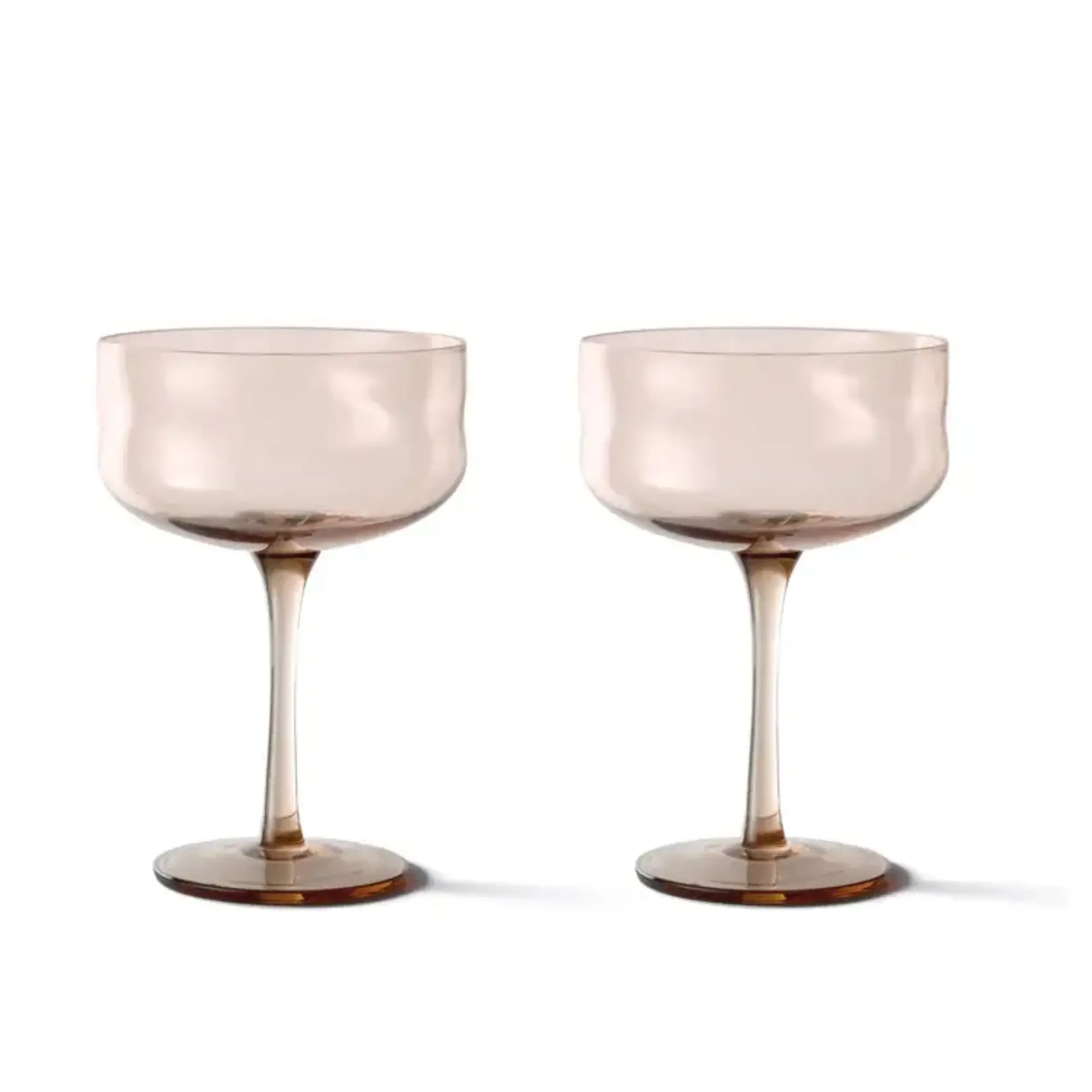 Paveau Verre Coupe Paveau Swirl Glow  Set de 2 pièces