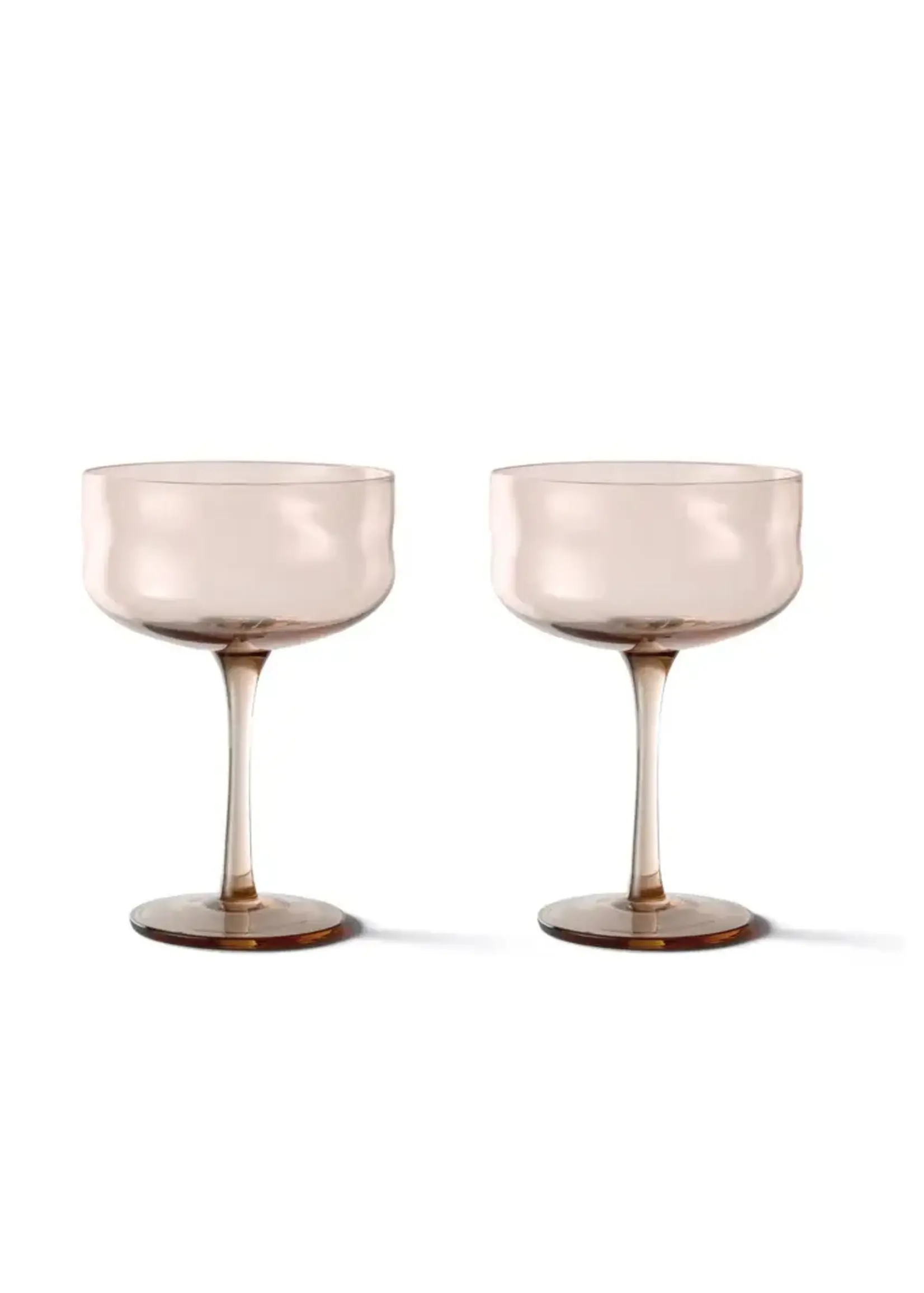 Paveau Verre Coupe Paveau Swirl Glow  Set de 2 pièces