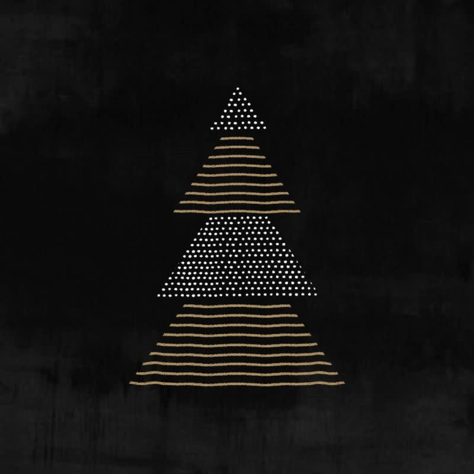 Serviettes en Papier Pure Christmas Black 33*33