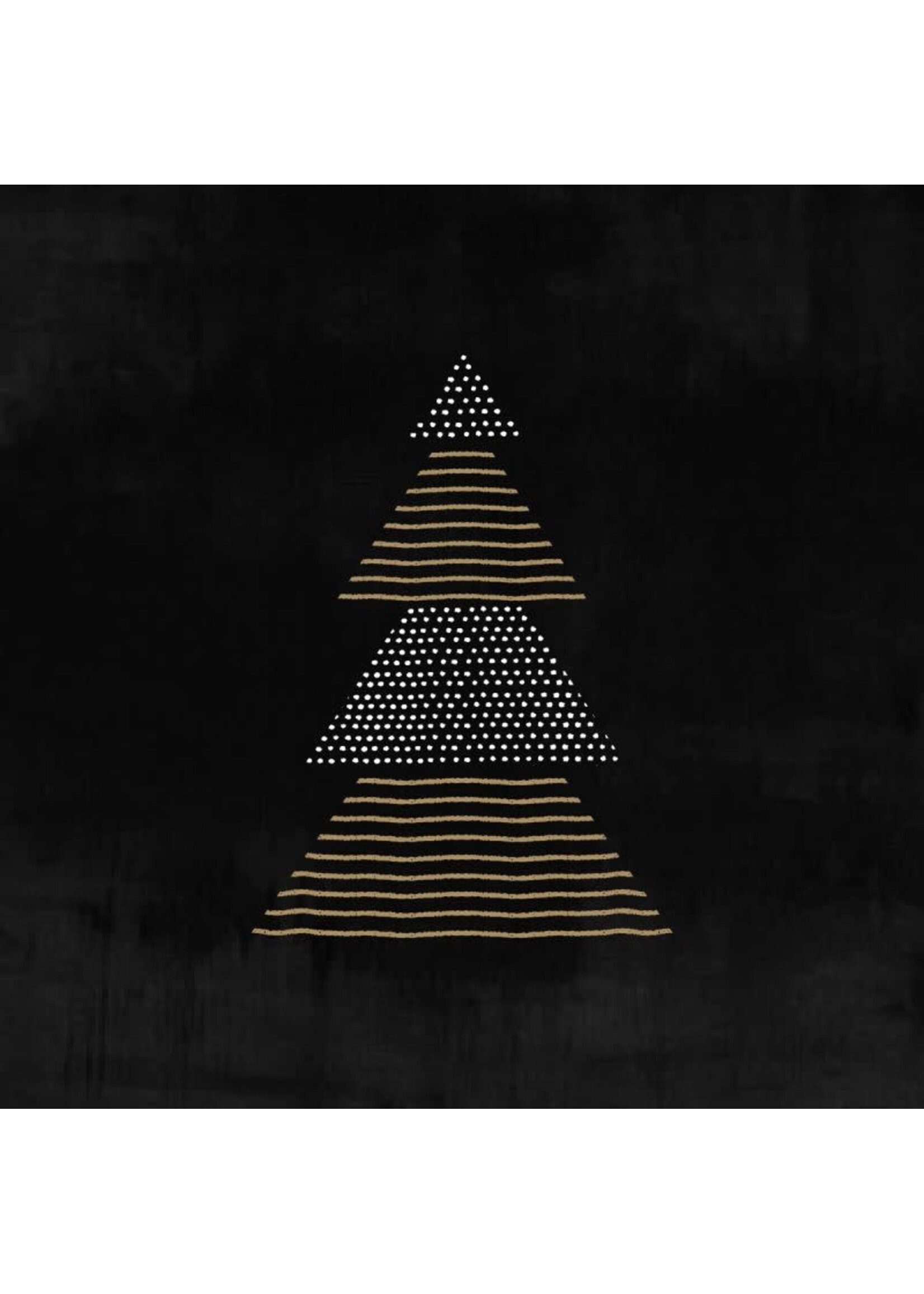 Serviettes en Papier Pure Christmas Black 33*33