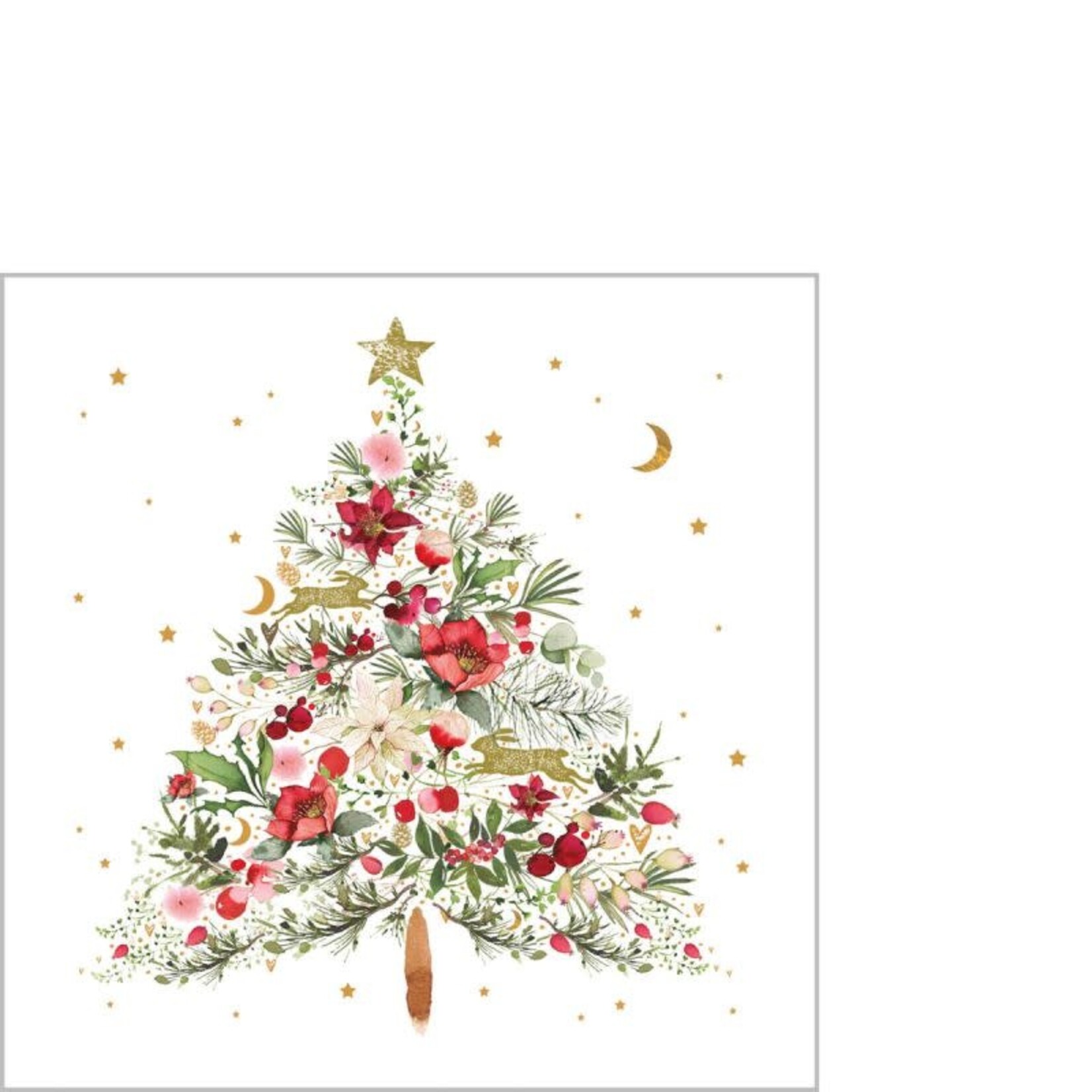 Serviettes en Papier Beautiful Christmas Tree 25*25