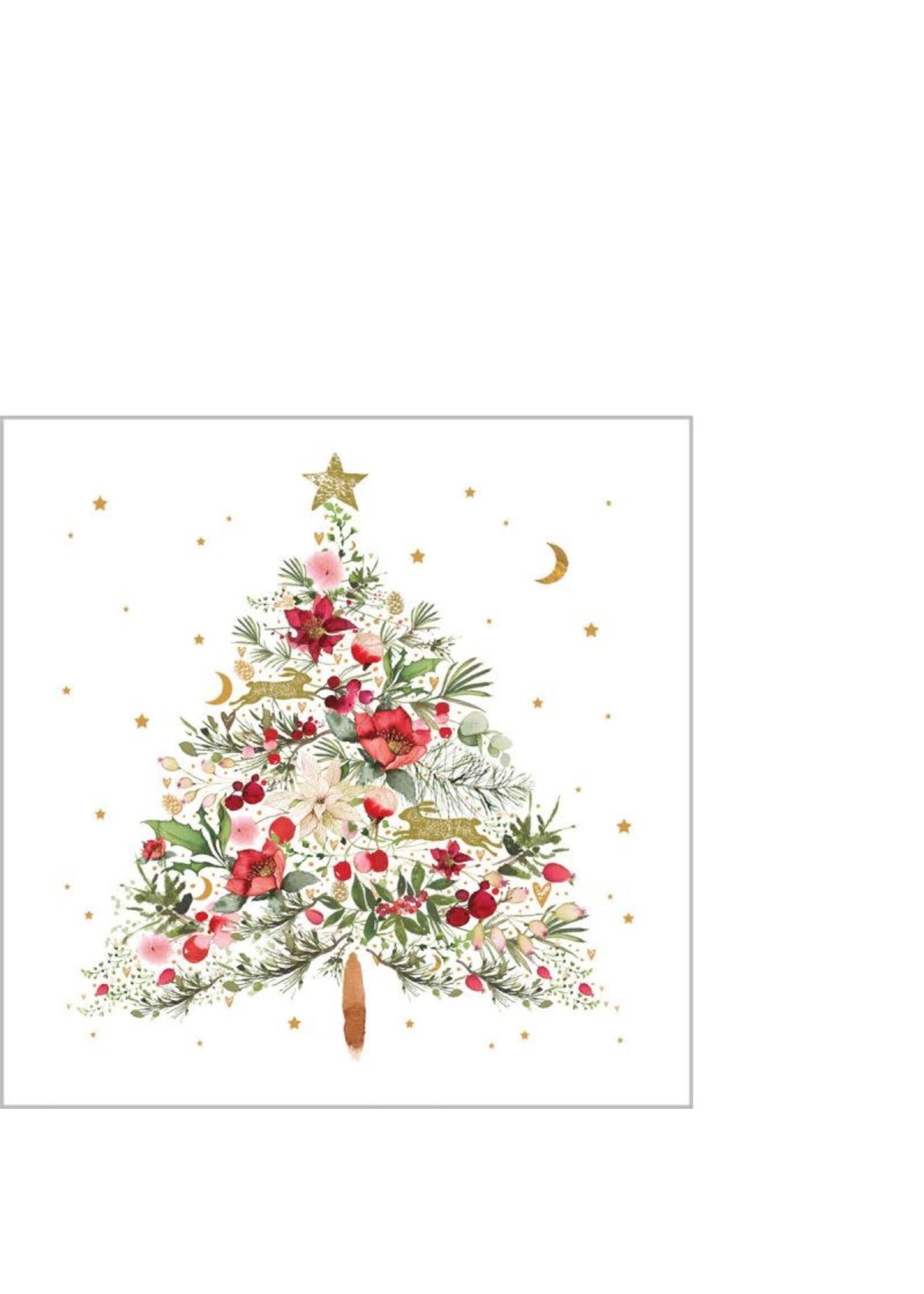 Serviettes en Papier Beautiful Christmas Tree 25*25