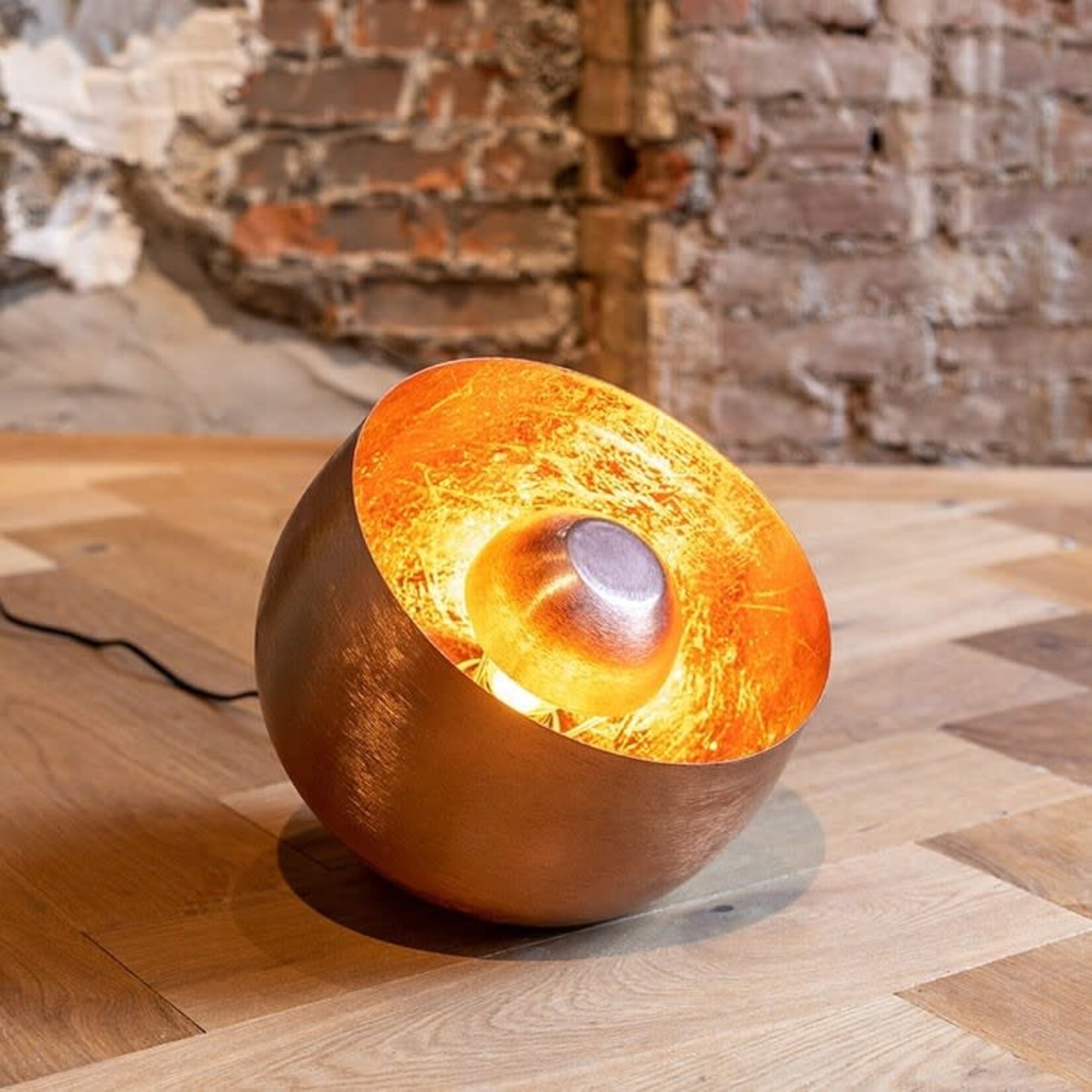 Bivouac Lampe de Sol Obion L Doré 36 cm