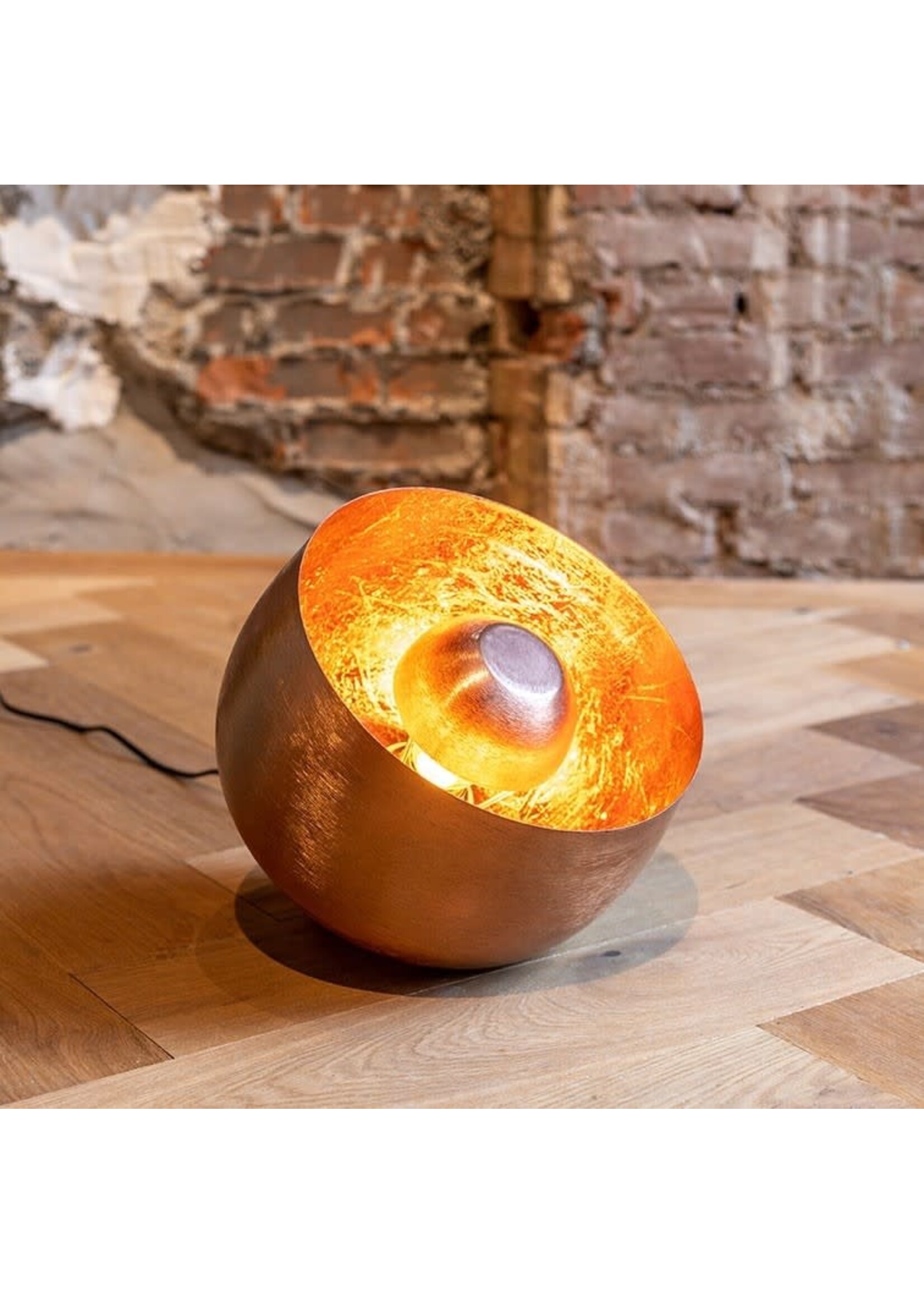 Bivouac Lampe de Sol Obion L Doré 36 cm