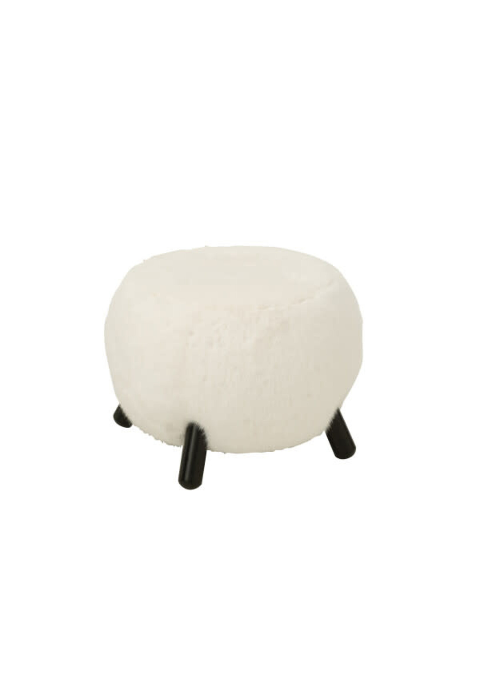 Tabouret Fourrure 53*53*40 cm