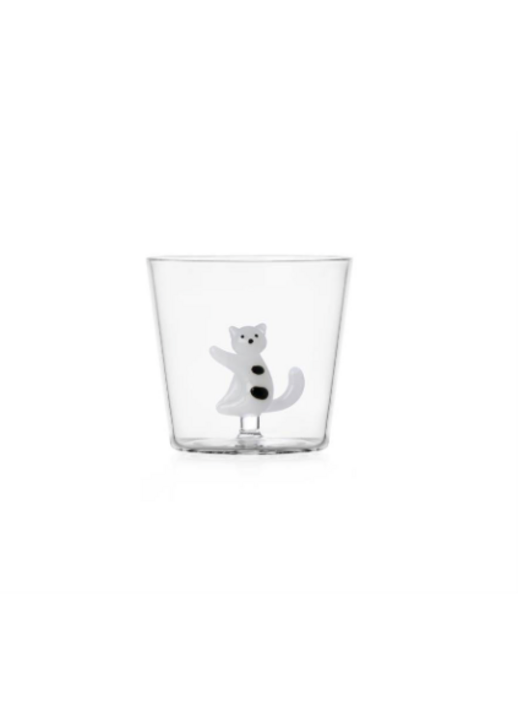 Ichendorf Milano Gobelet Tumbler Chat Blanc Taches Noires