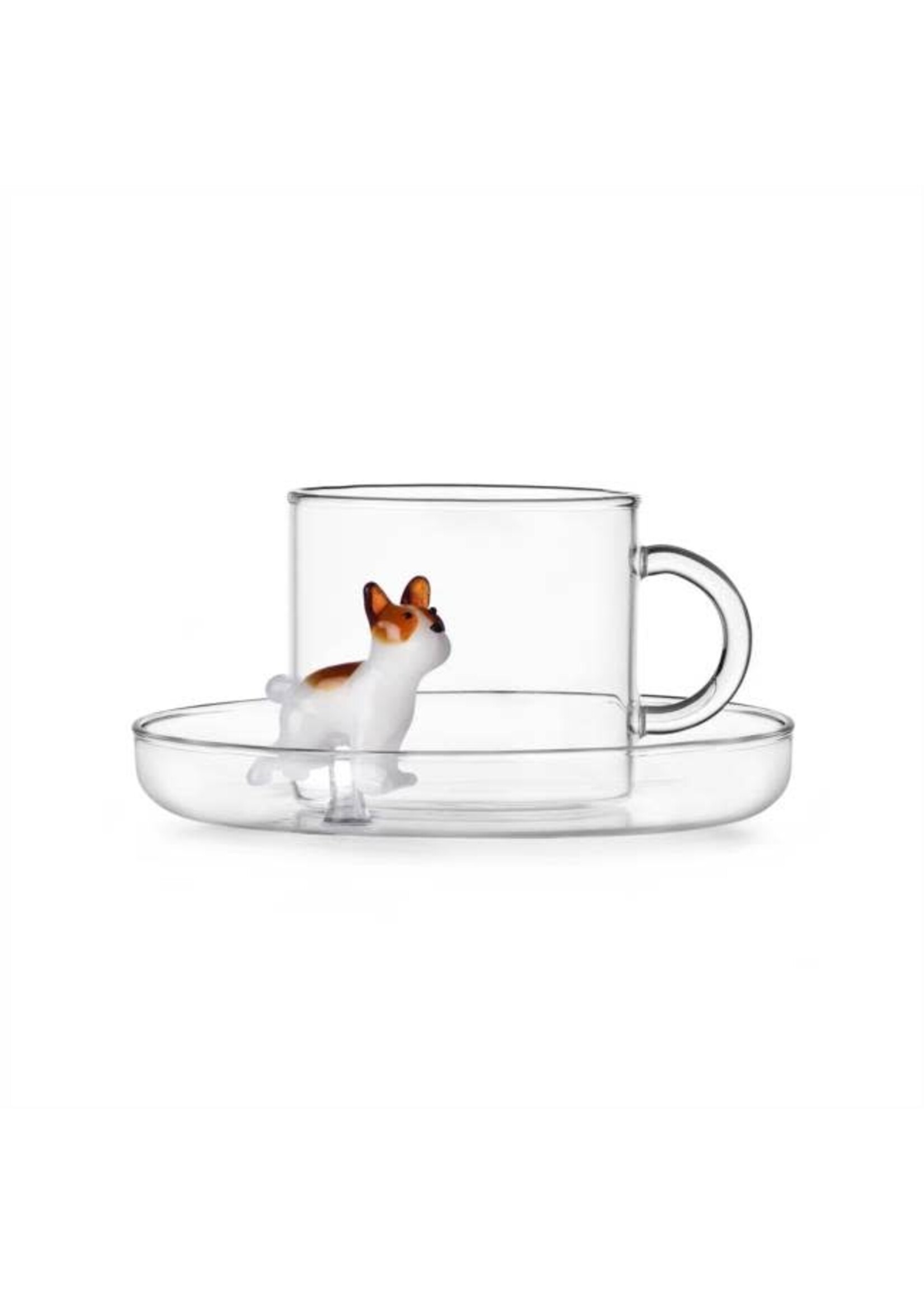 Ichendorf Milano Dogs Tasse et Sous-Tasse Bulldog