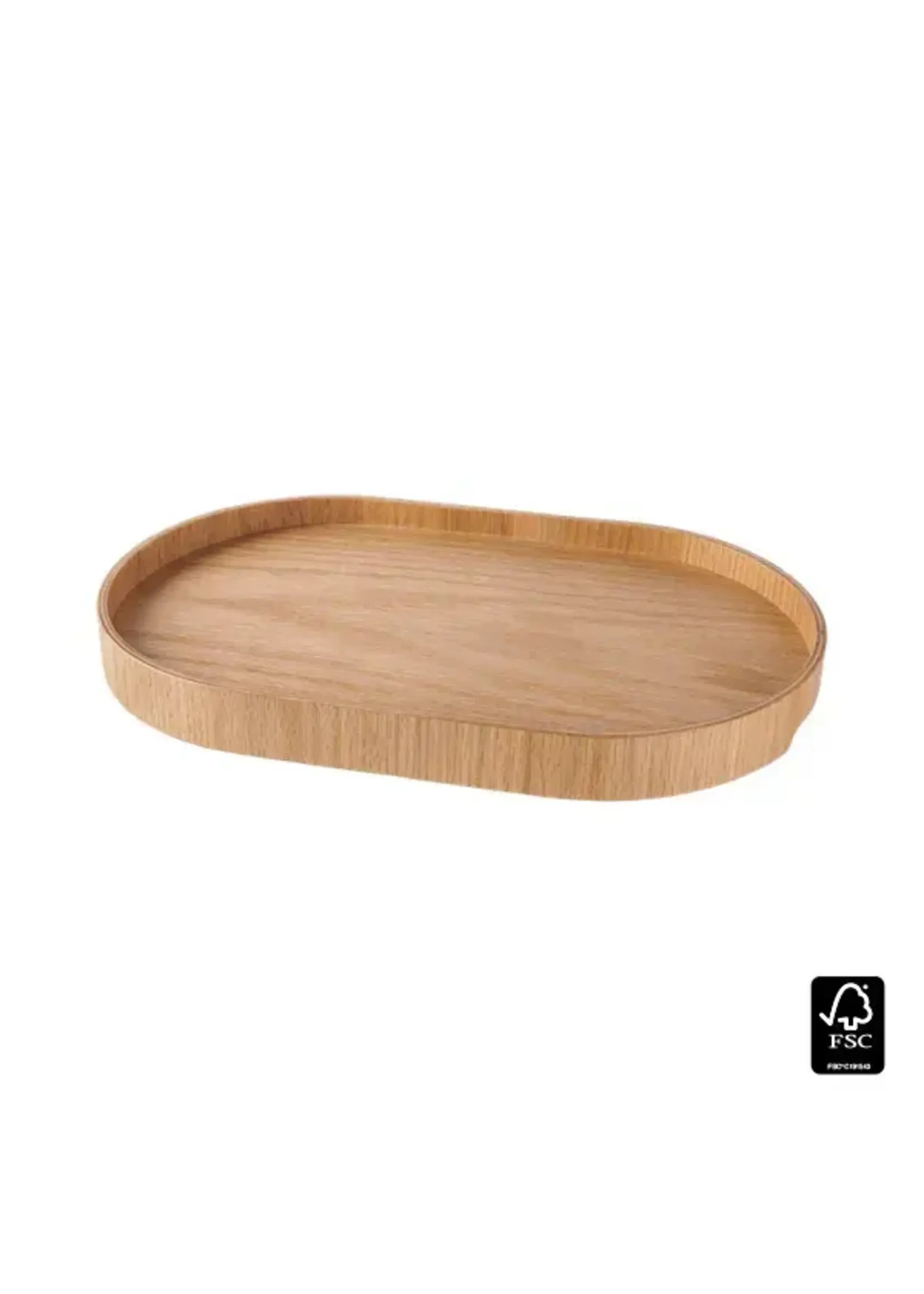 Ekta Plateau Wood Tray Big Oak 31*47 cm