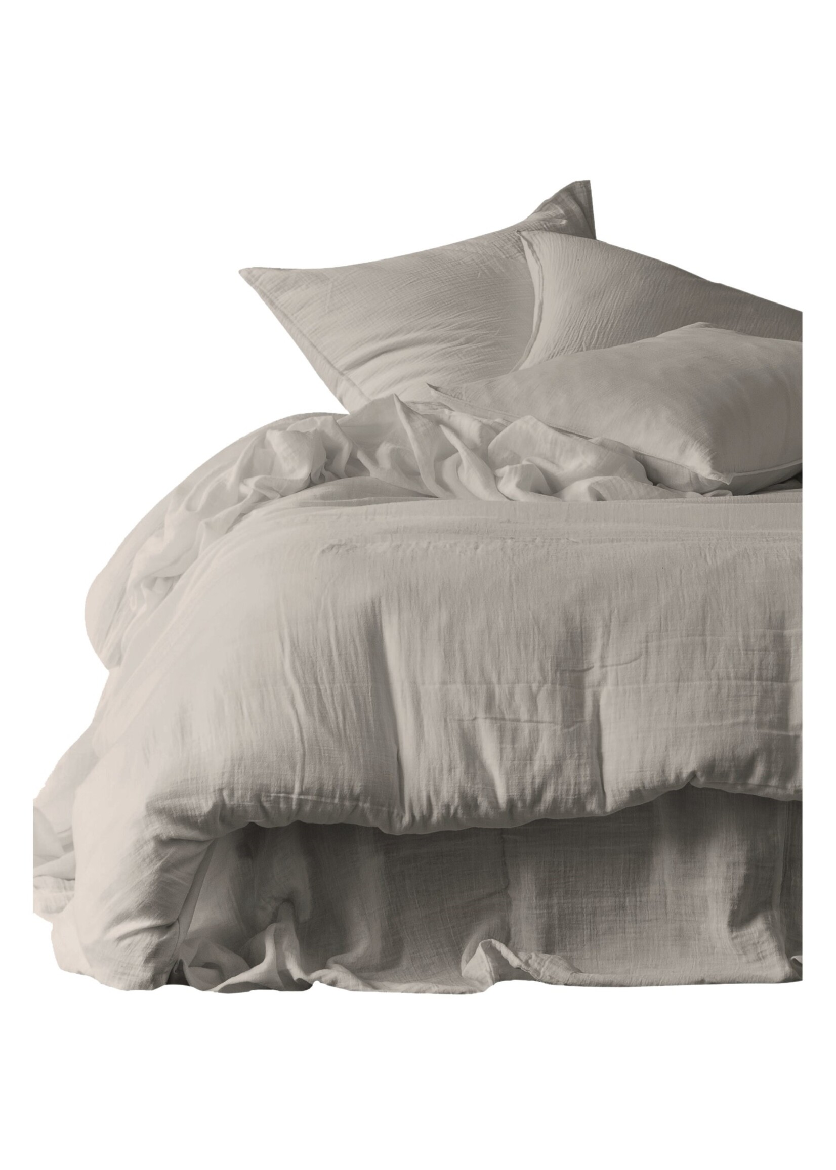 Haomy Lot de 2 Taies Mykonos 50*70 Lin