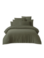 Haomy Housse de Couette Taloa Kaki 240*260