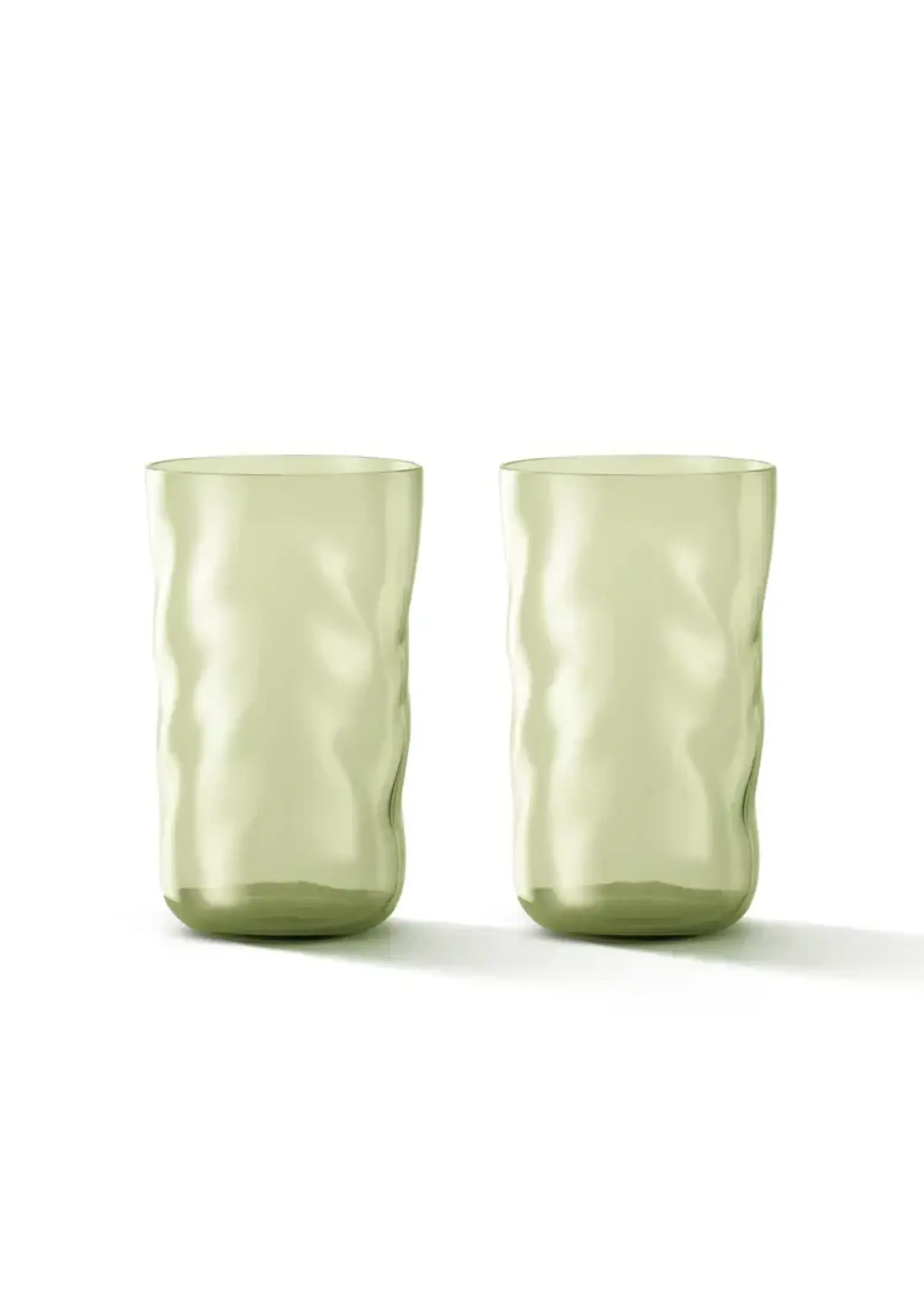 Paveau Verre Longdrink Paveau Swirl Moss  Set de 2 pièces