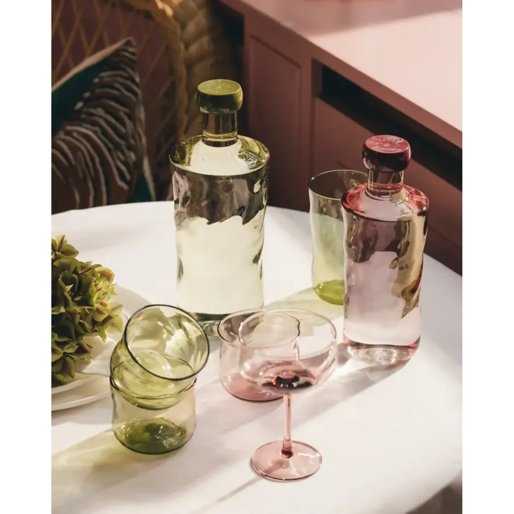 Paveau Verre Longdrink Paveau Swirl Moss  Set de 2 pièces