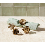 Set de 4 Ronds de Serviettes Floraux