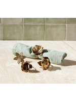 Set de 4 Ronds de Serviettes Floraux