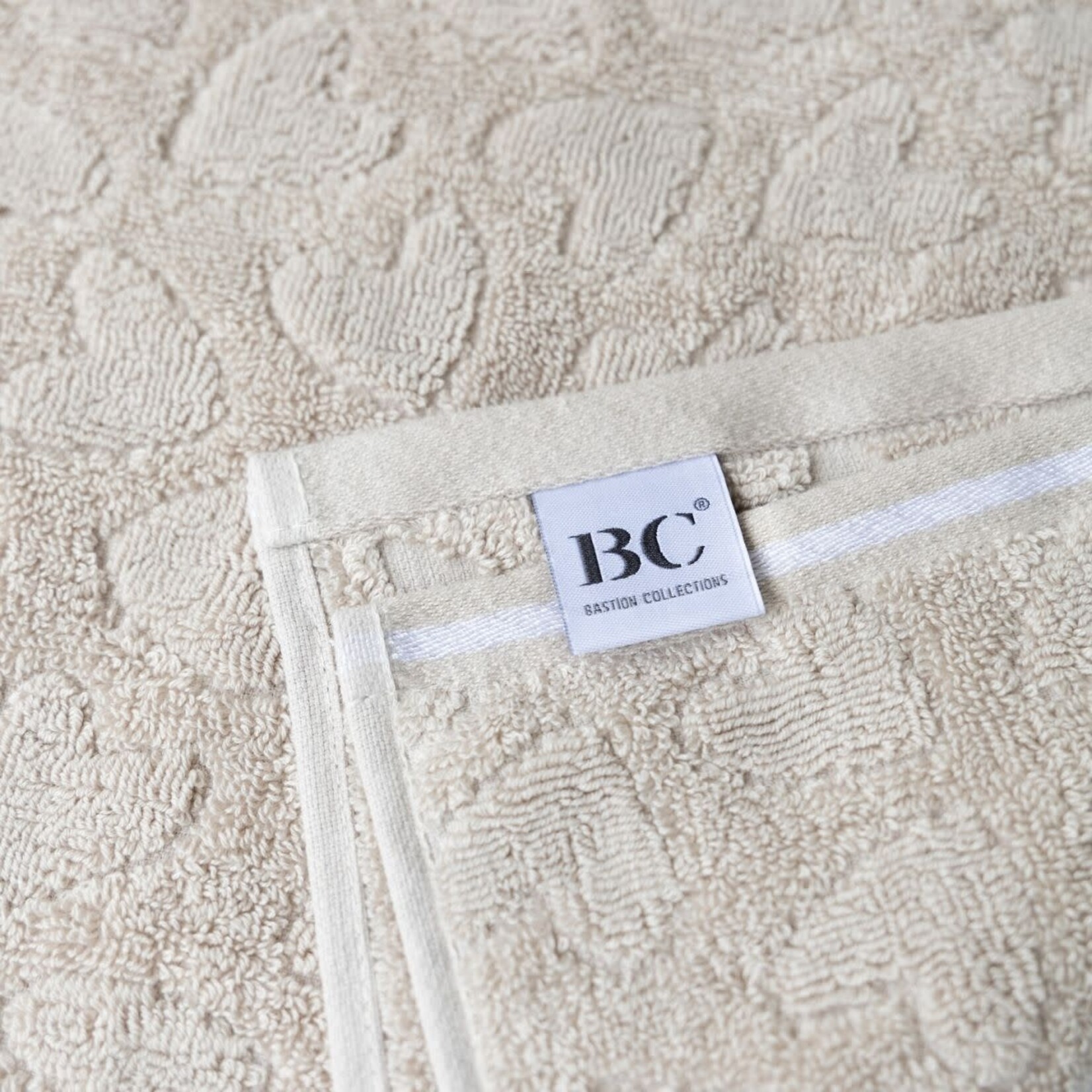 Bastion Collections Serviette Eponge Coeur 50*50 cm