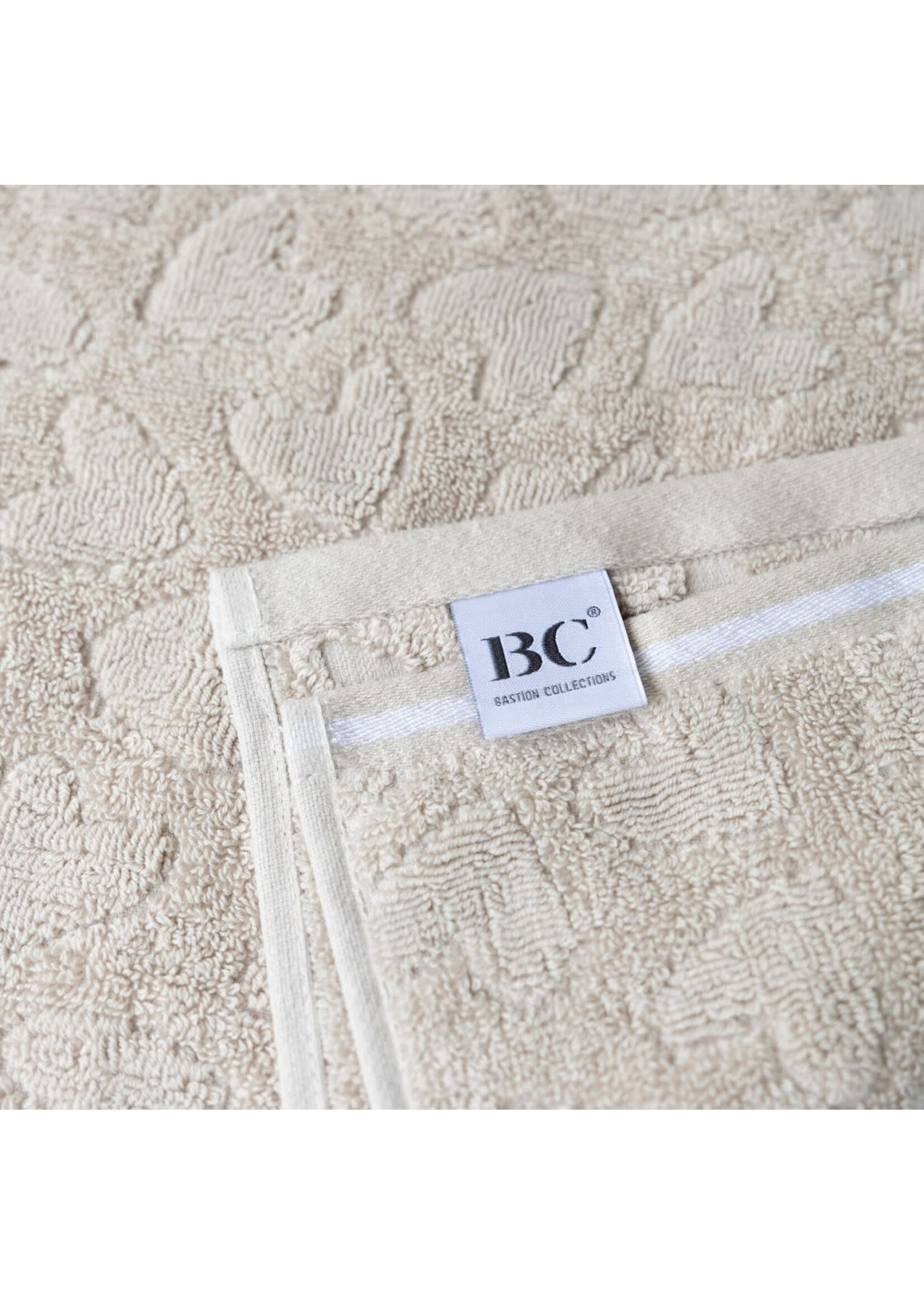 Bastion Collections Serviette Eponge Coeur 50*50 cm