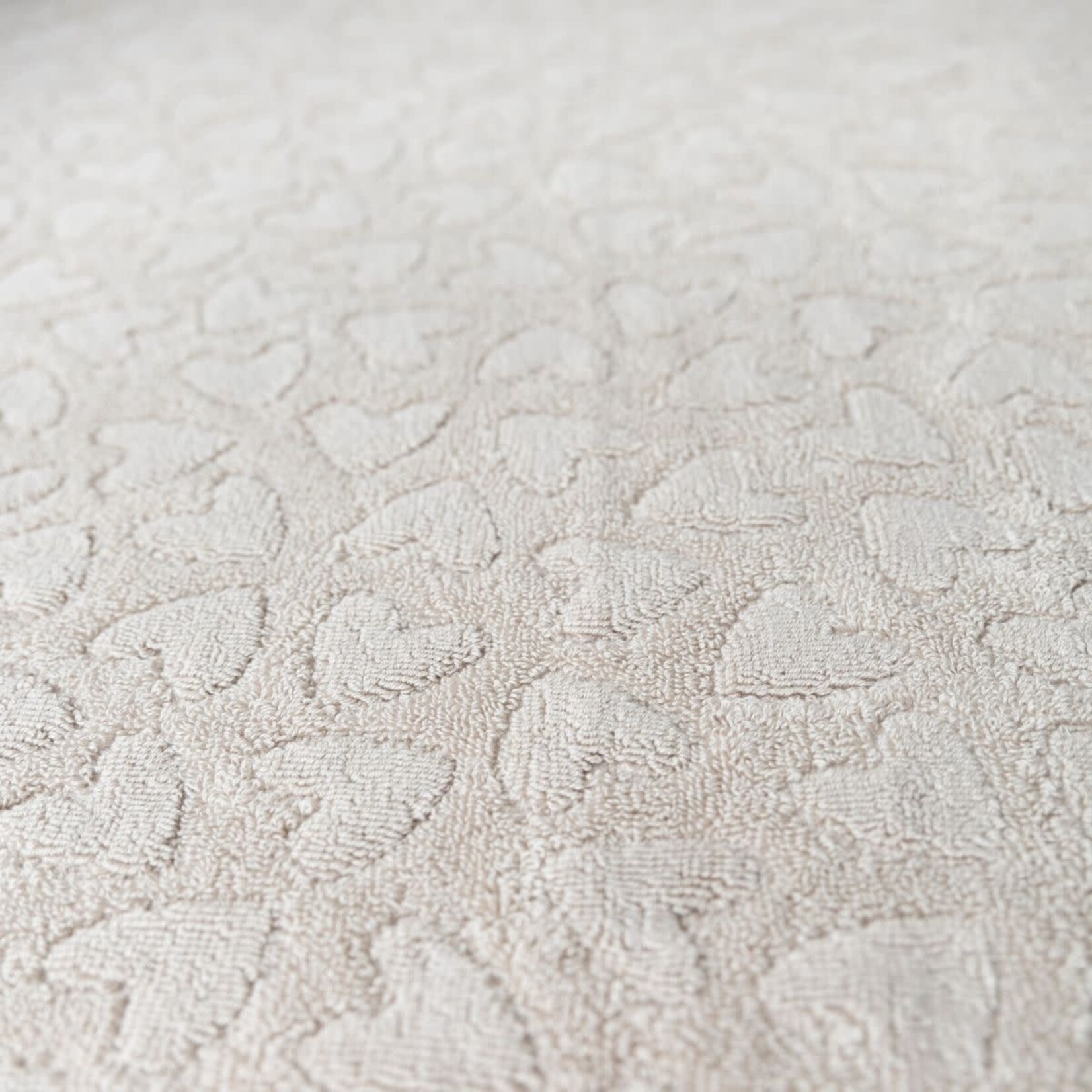 Bastion Collections Serviette Eponge Coeur 50*50 cm