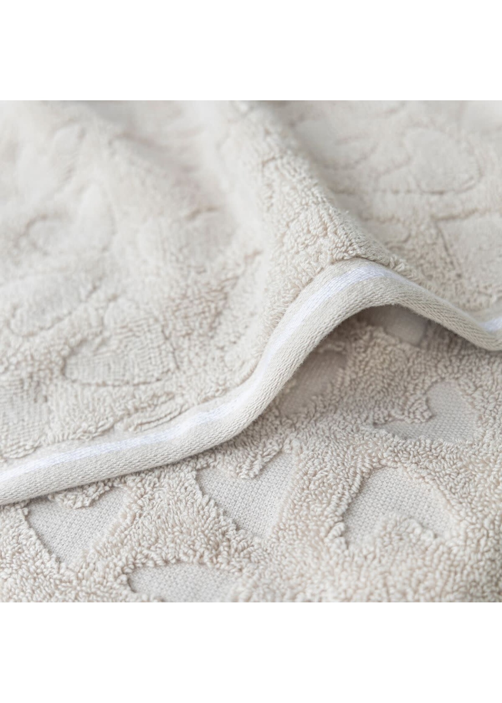 Bastion Collections Serviette Eponge Coeur 50*50 cm