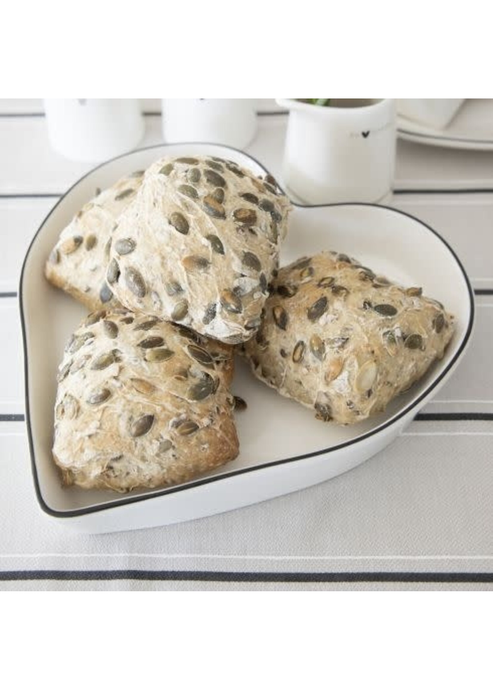 Bastion Collections Plateau Coeur 22*3,5 cm